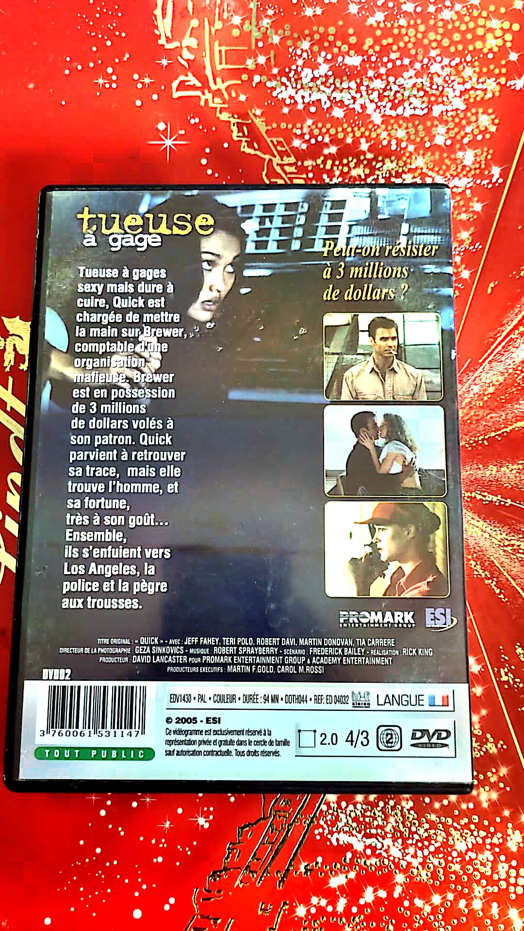 Dvd Tery Polo Jeff Fahey Robert Davy Peut- On Resister A 3millions de Dollars Tueuse A Gage