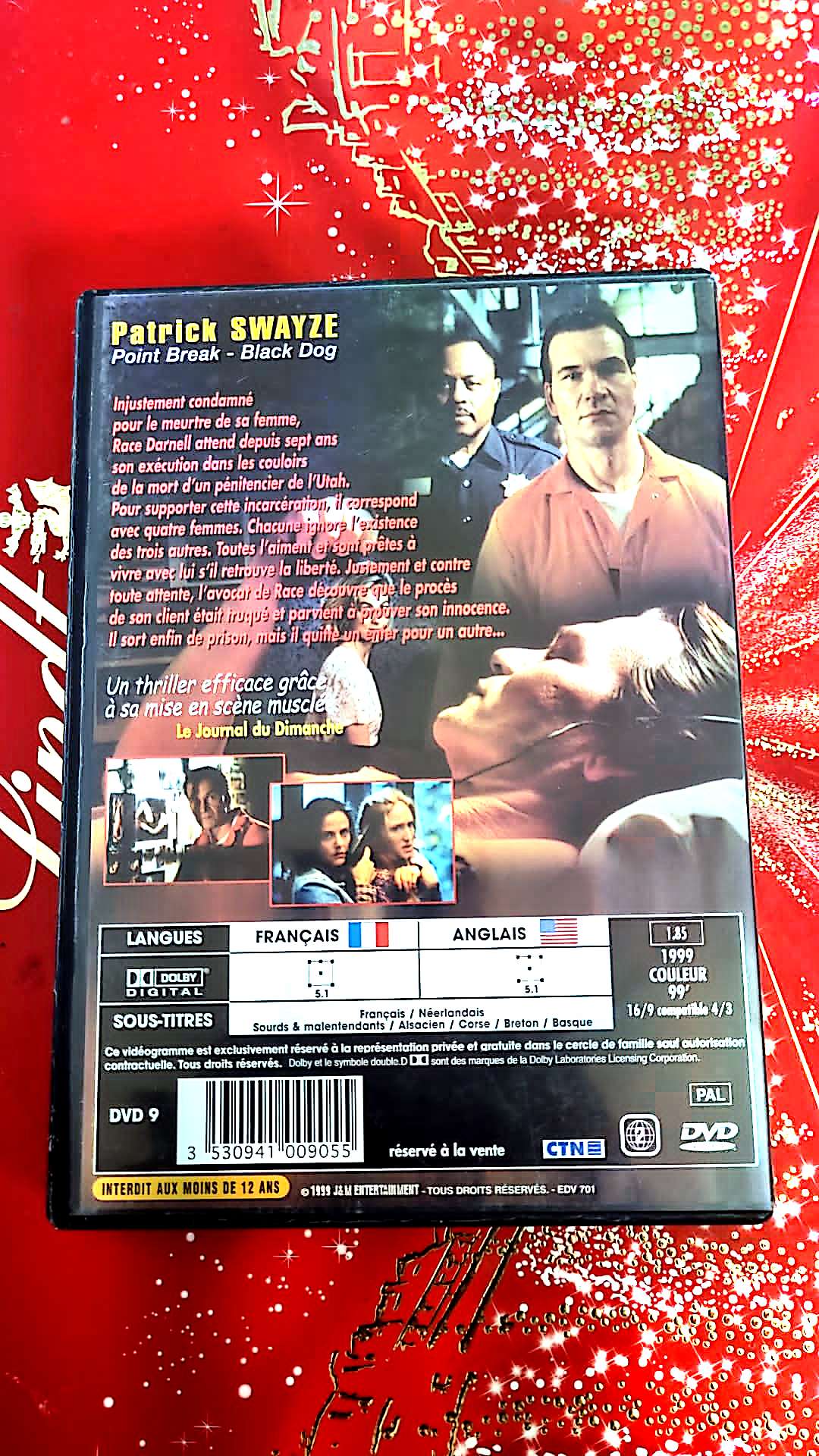 Dvd Parrick Swayze Lettres A Un Tueur