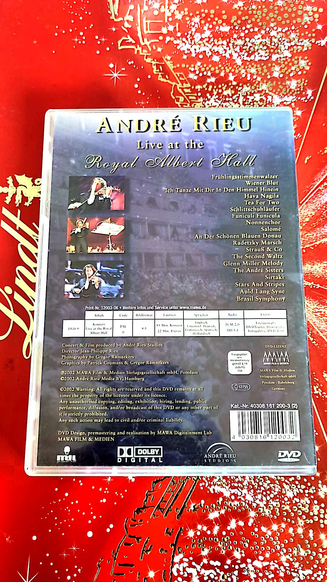 Dvd Andre Rieu Live At The Royal Albert Hall