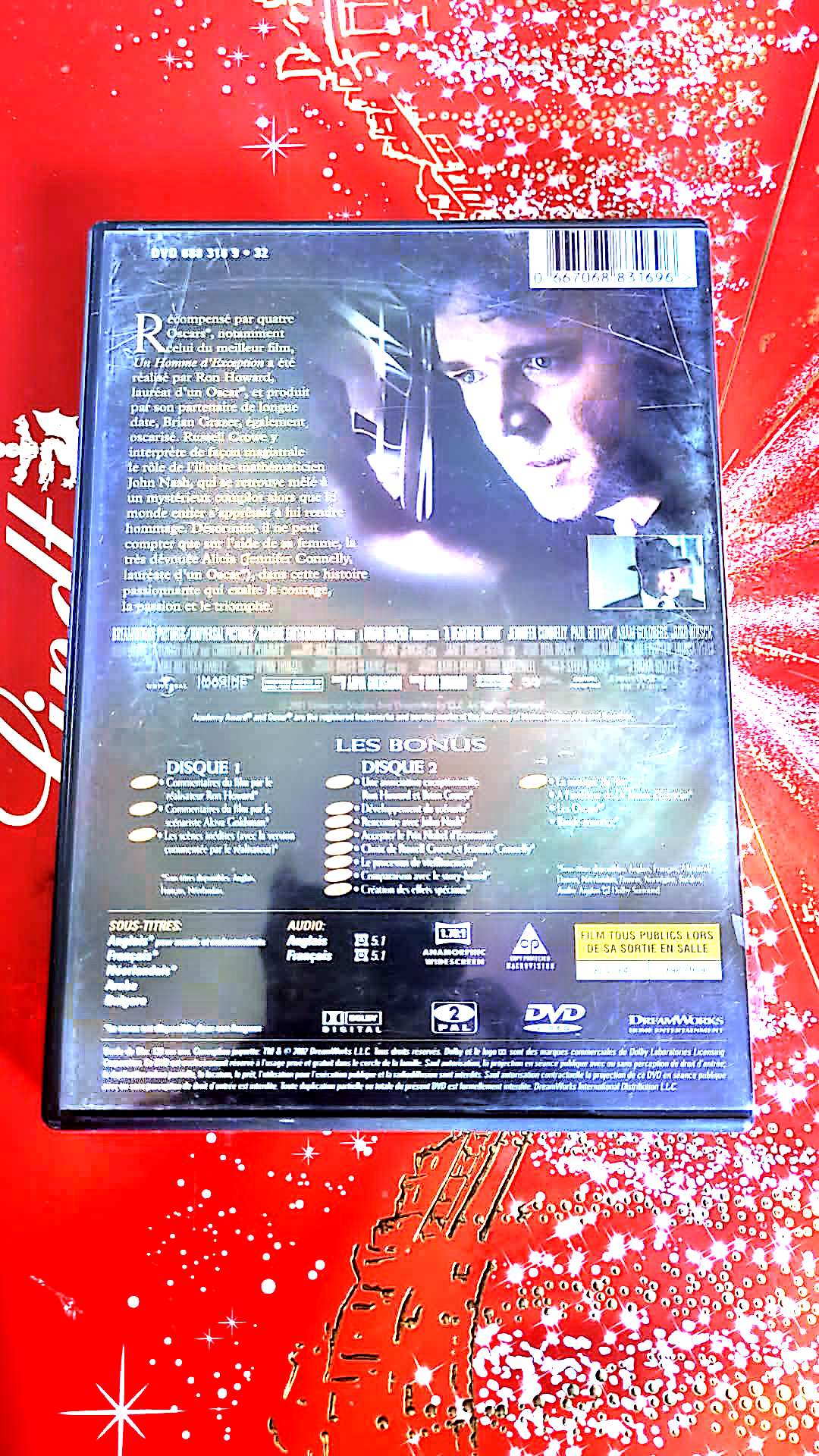 dvd Russell Crowe Un Homme D'exception