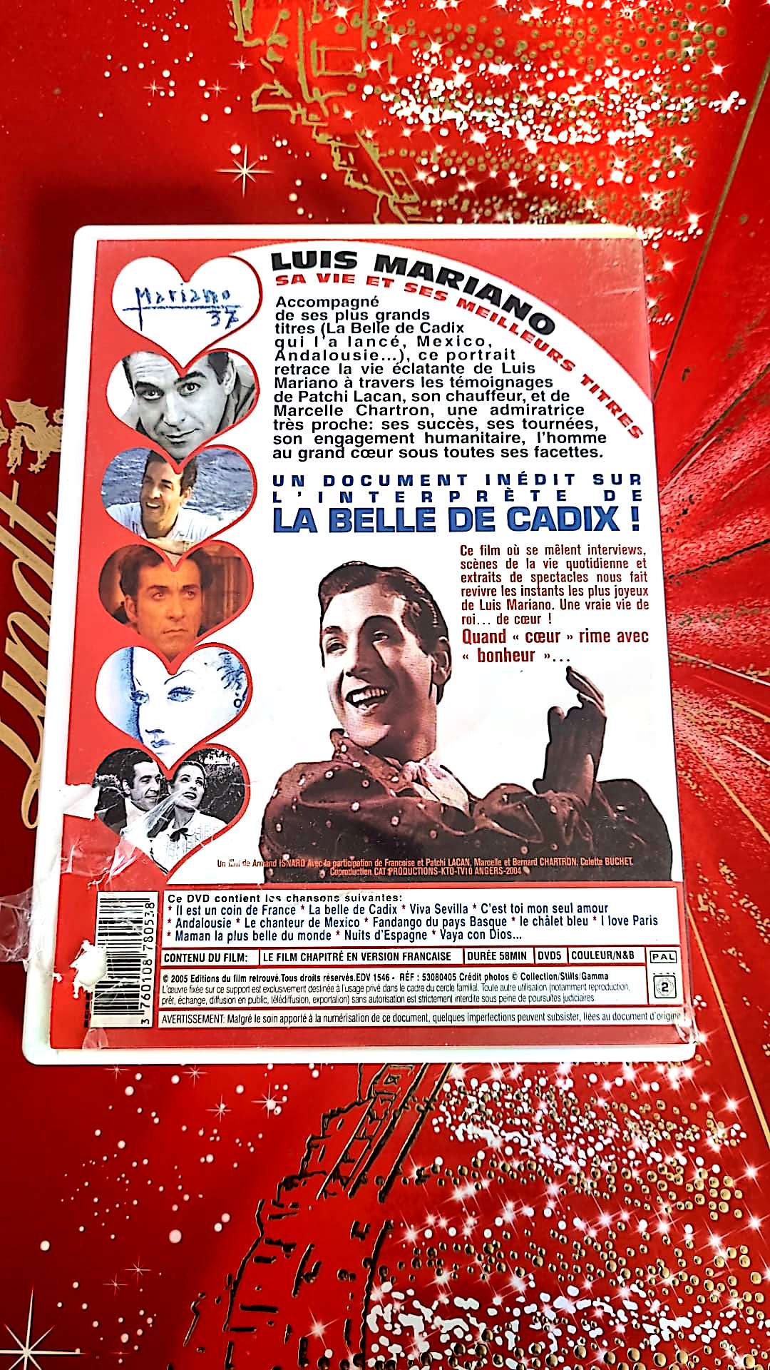 dvd Luis Mariano Sa vie et ses meilleurs titres le roi de coeur la belle de cadix