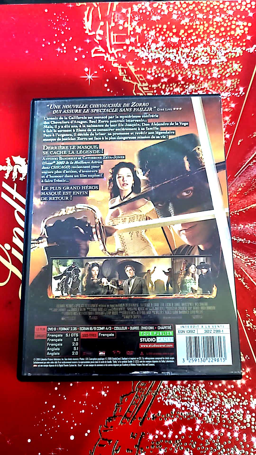 Dvd La Legende De Zorro