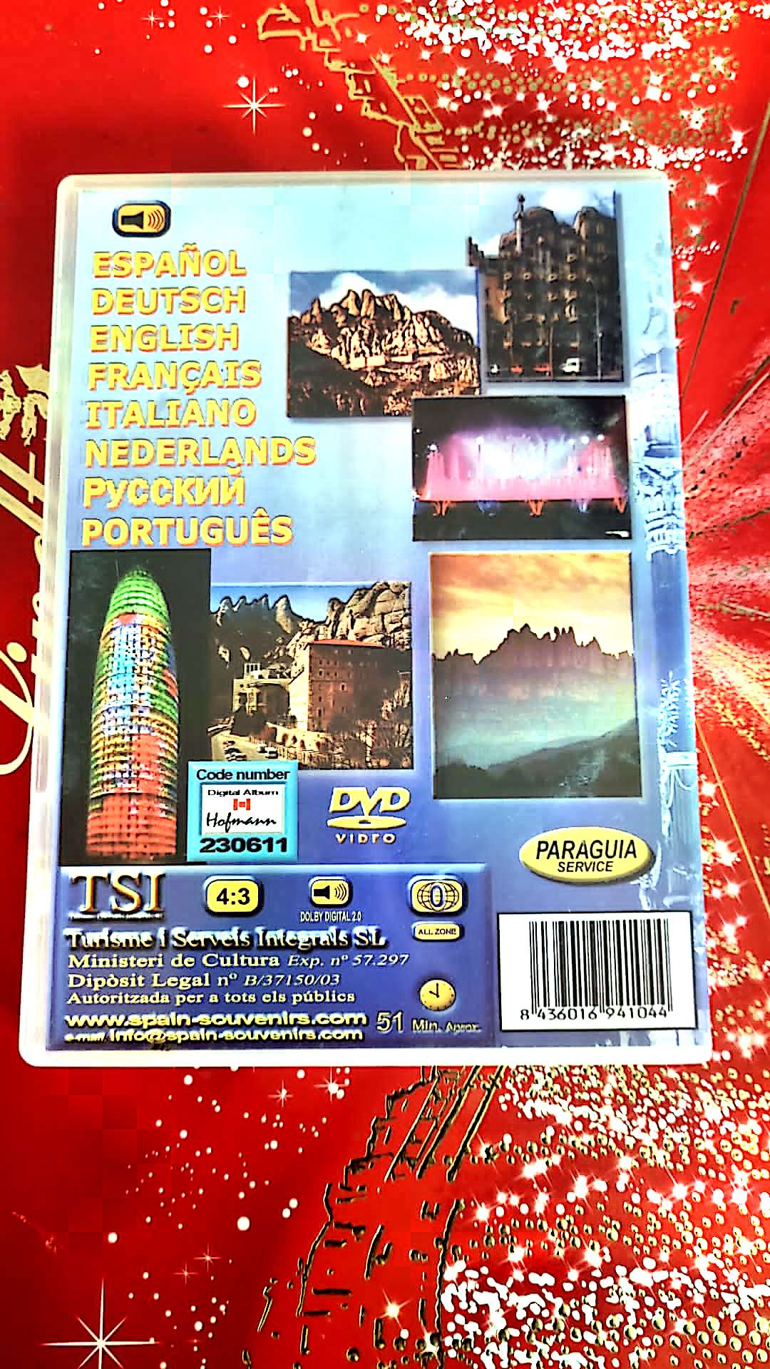 dvd Barcelona- Montserrat & Fuentes