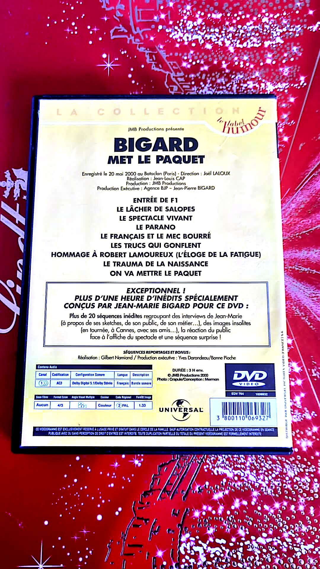 dvd bigard met le paquet