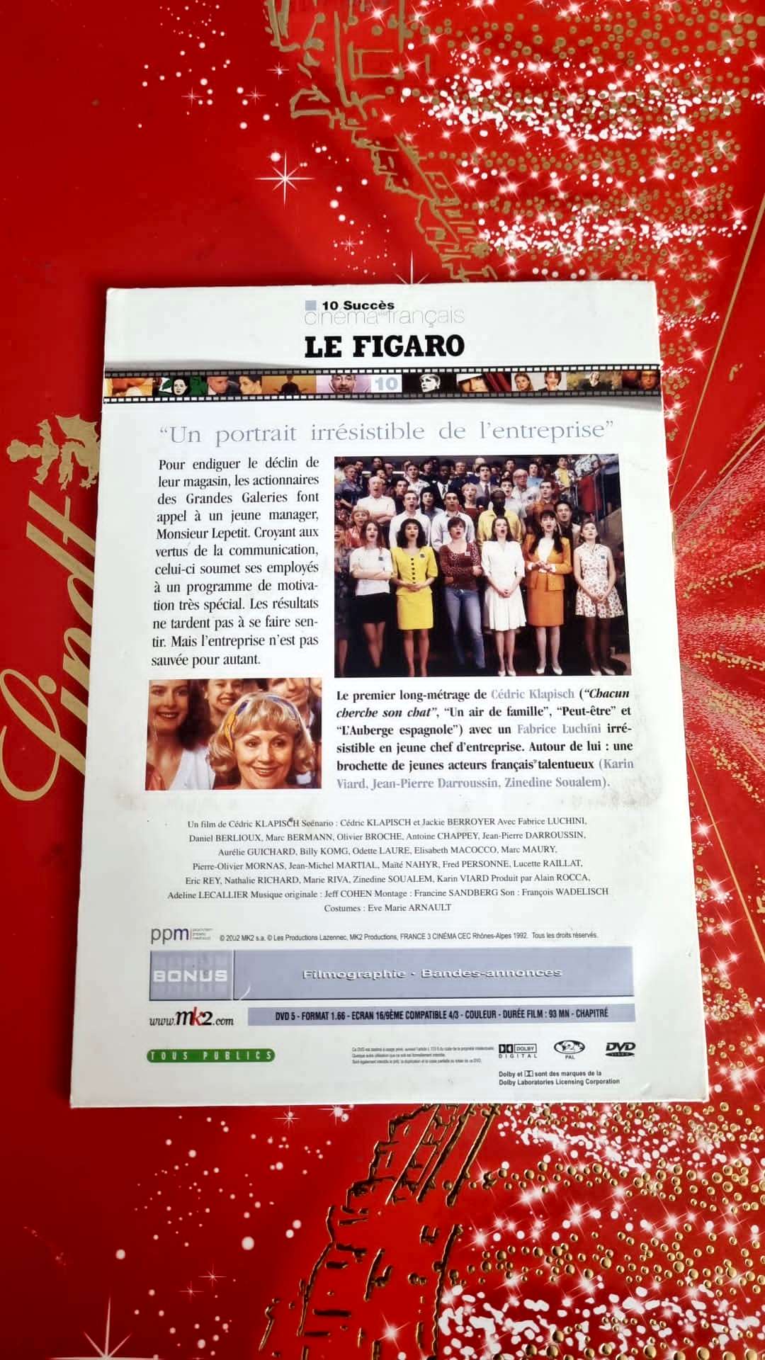 dvd Fabrice Luchini Le Figaro Rien Du Tout