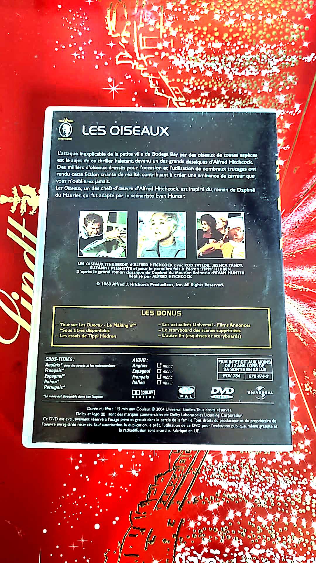 dvd Alfred Hitchcock les oiseaux