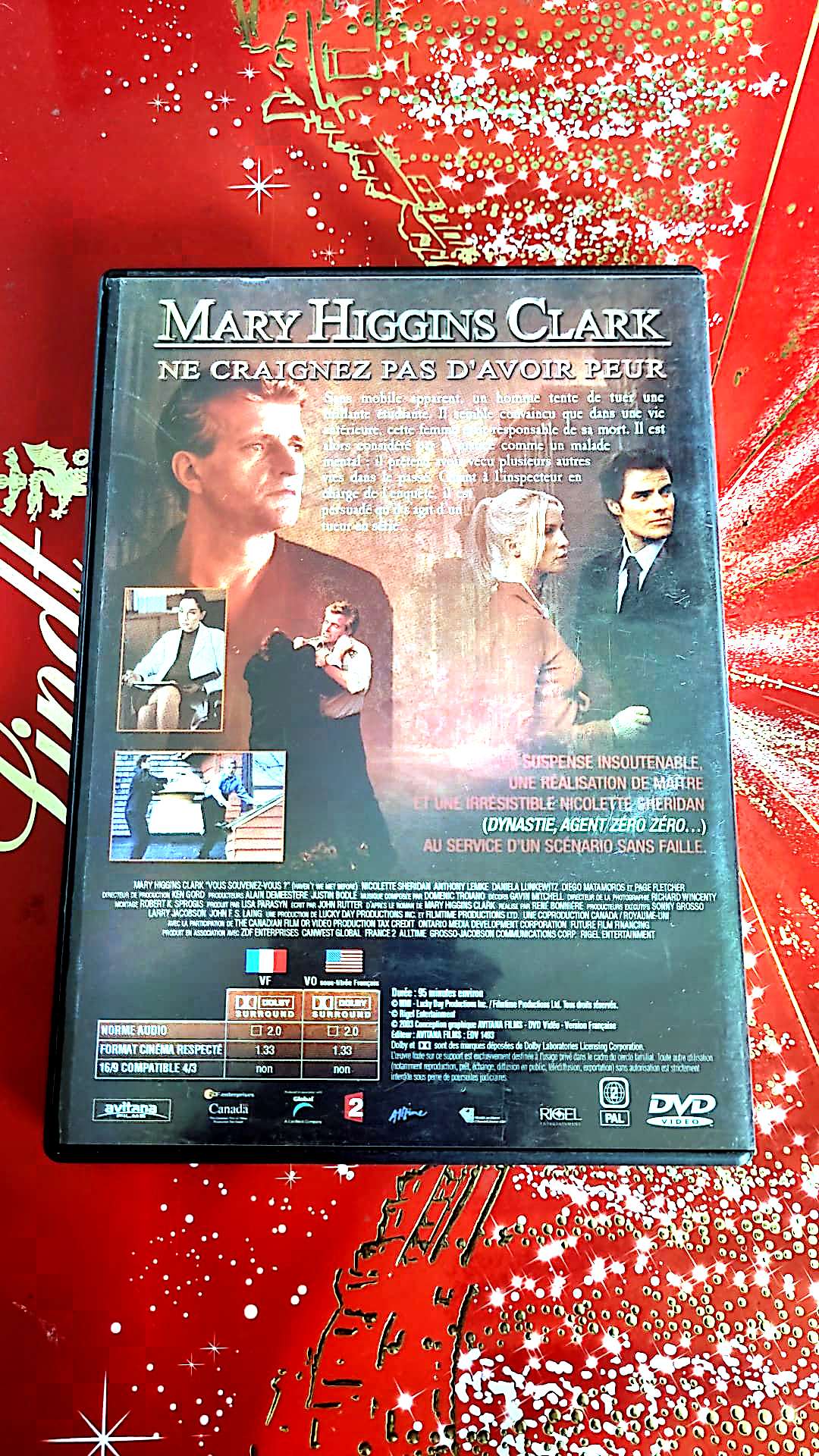 dvd Mary higgins clark cous souvenez- vous