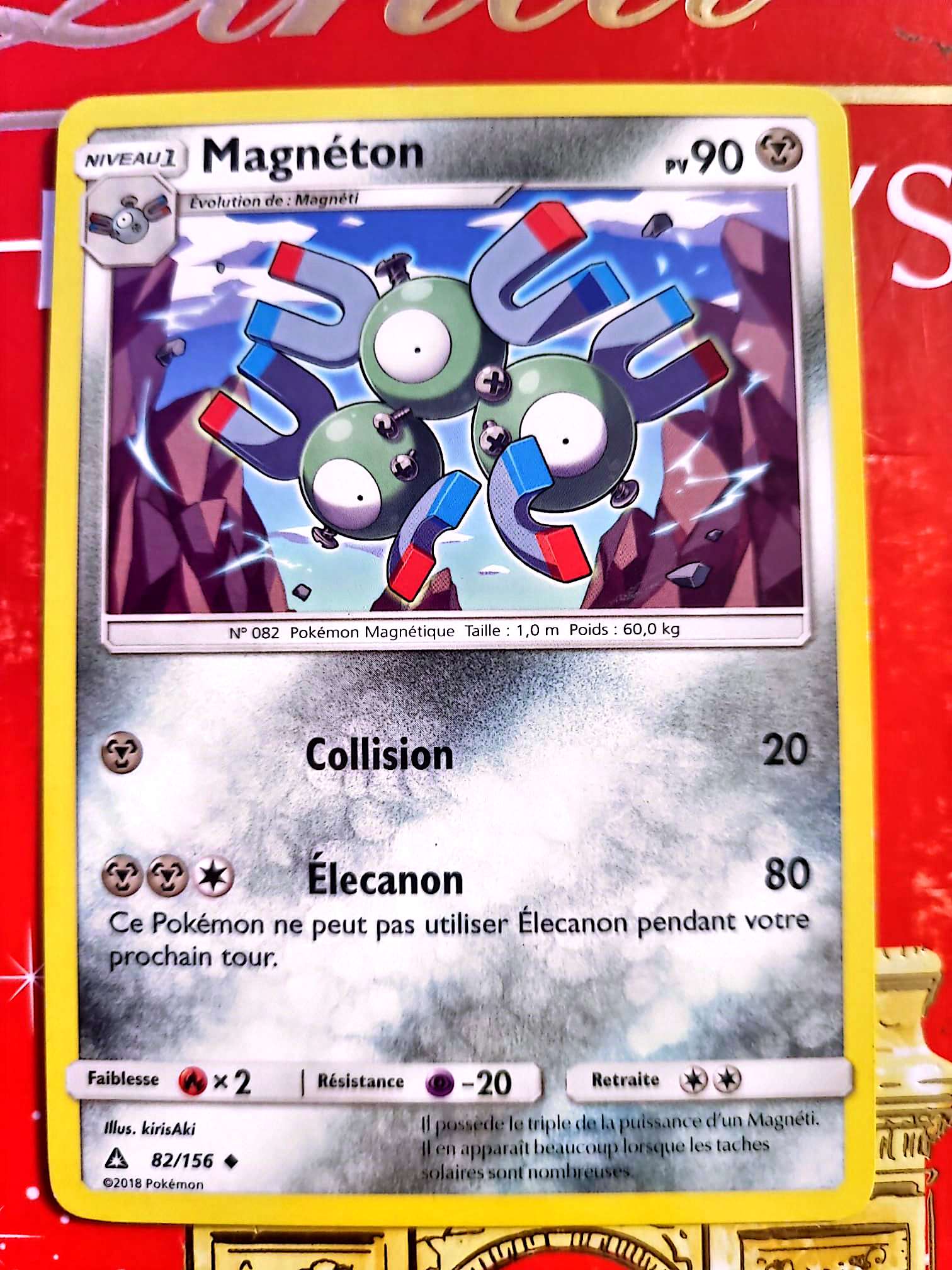Carte Pokémon Magnéton 82/156 – XY – Carte Officielle Française carte pokemon
