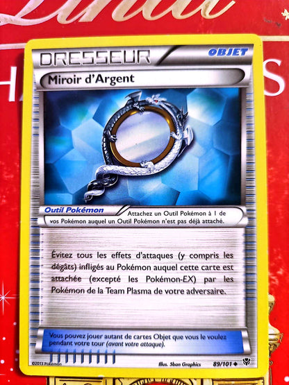 Carte Dresseur Pokémon Miroir d’Argent 89/101 – Noir & Blanc – Carte Officielle carte pokemon