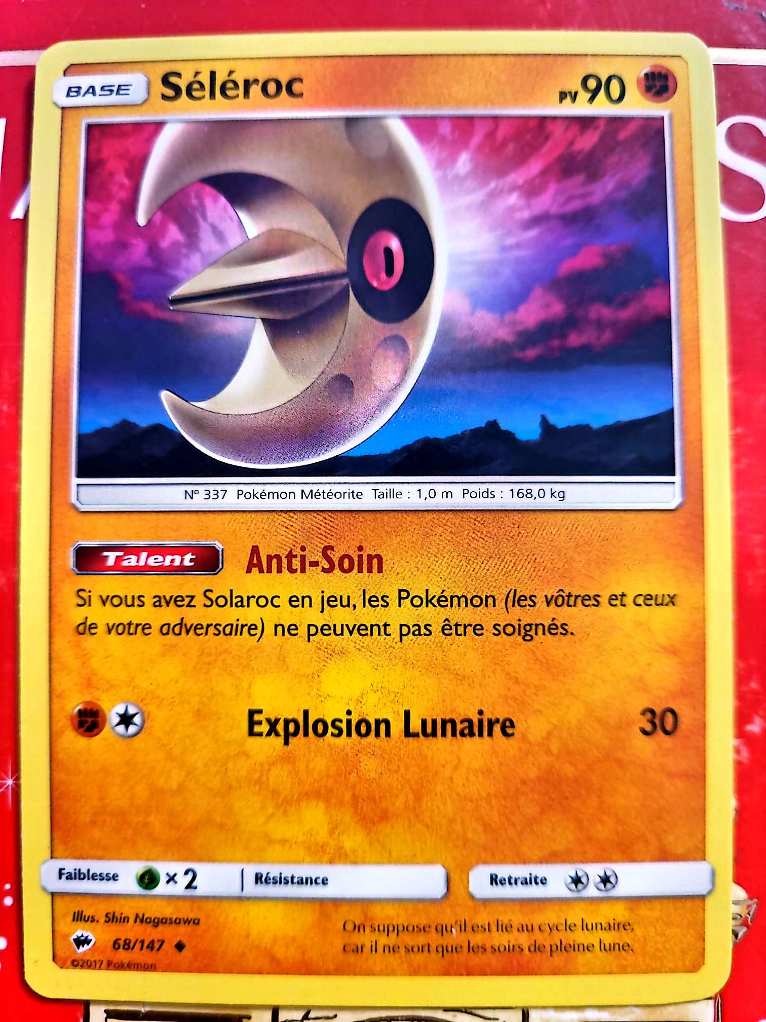 Carte Pokémon Séléròc 68/147 – XY – Carte Officielle Française carte pokemon