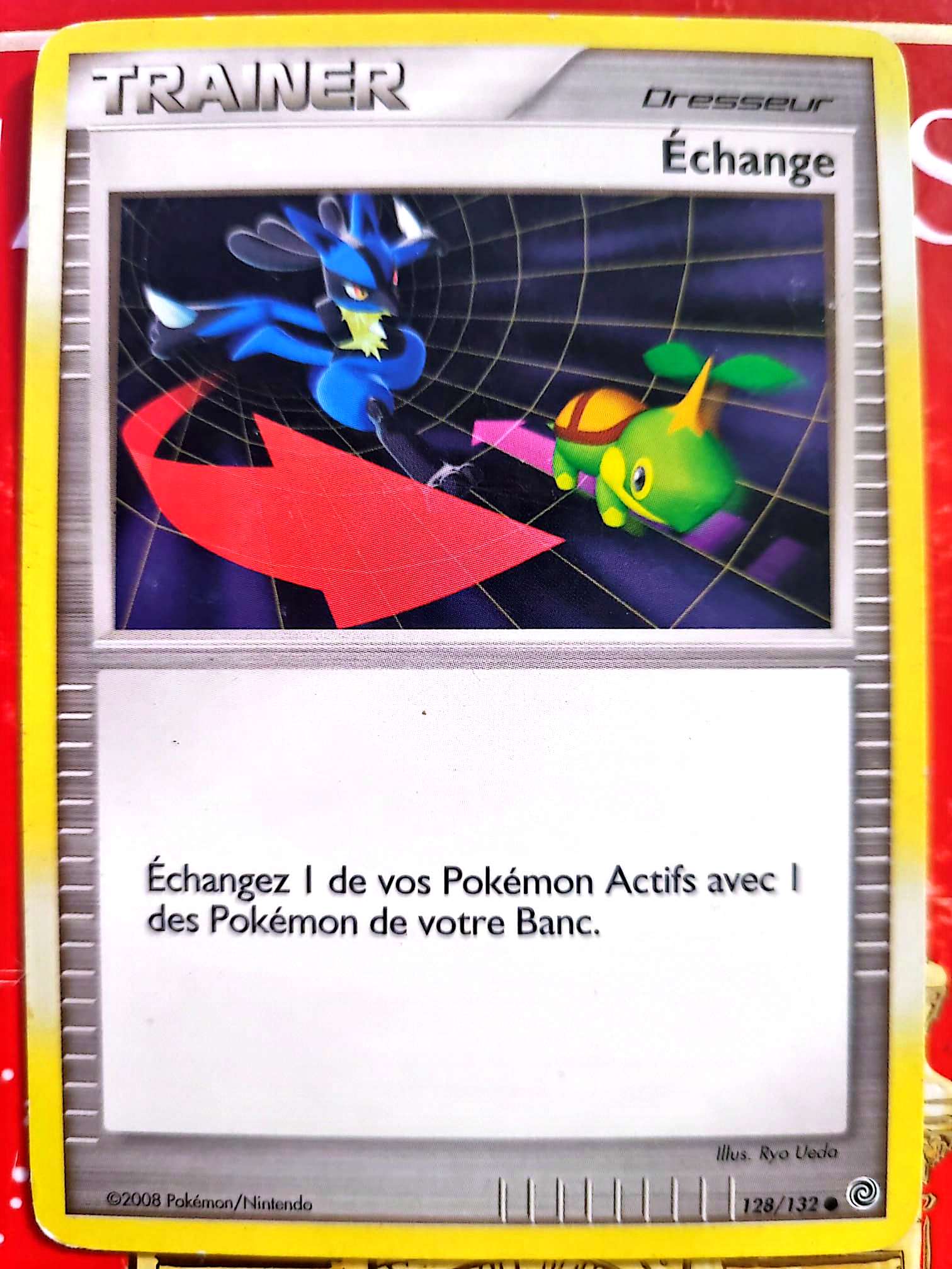 Carte Dresseur Pokémon Échange 128/132 – Diamant & Perle – Carte Officielle carte pokemon