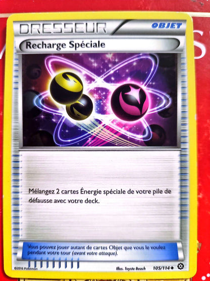 Carte Dresseur Pokémon Recharge Spéciale 105/114 – XY – Carte Officielle carte pokemon