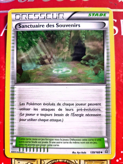 Carte Stade Pokémon Sanctuaire des Souvenirs 139/160 – XY – Carte Officielle carte pokemon
