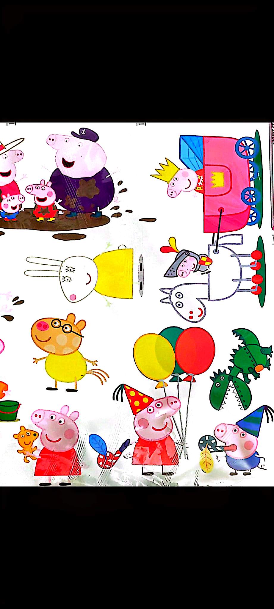 Stickers Muraux Enfants Animaux Cartoon – Lot de 17 Autocollants – Décoration Murale – Format 90x60 cm