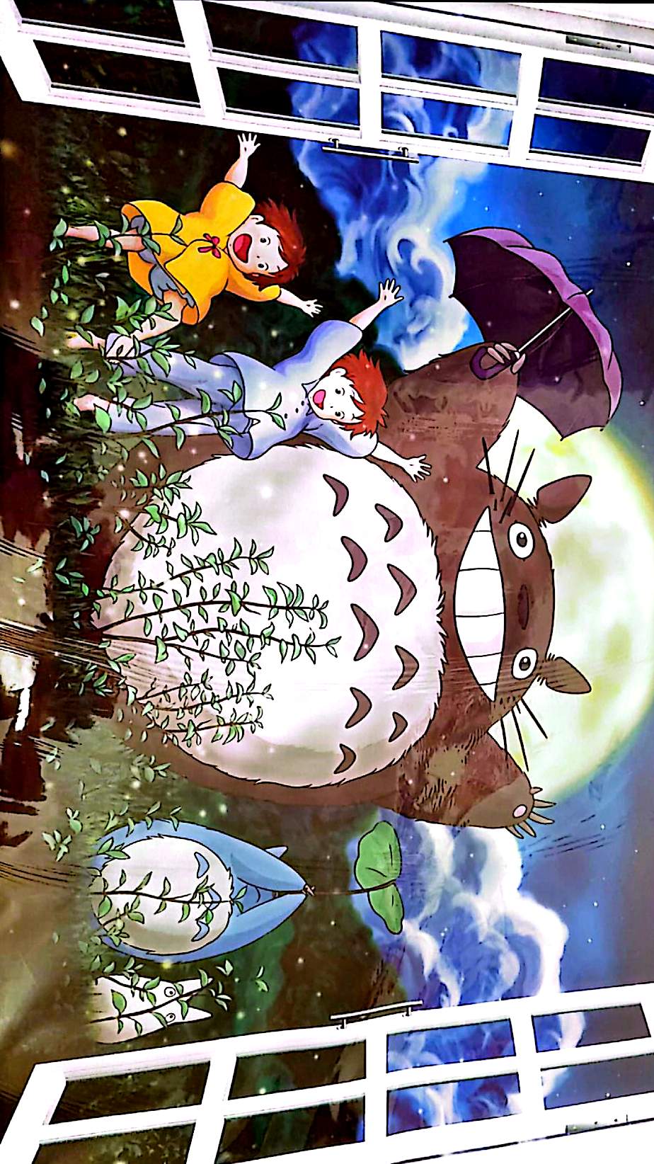 Sticker Mural Enfants Style Fantaisie – Décoration Murale Grand Format – Autocollant Unique – 90 x 60 cm