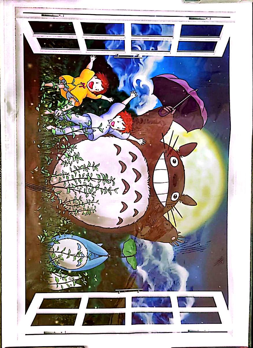 Sticker Mural Enfants Style Fantaisie – Décoration Murale Grand Format – Autocollant Unique – 90 x 60 cm
