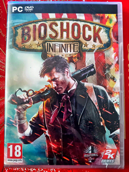 BioShock Infinite PC DVD-ROM Neuf Sous Blister Jeu en Français FPS Action Aventure 2K Games PEGI 18+