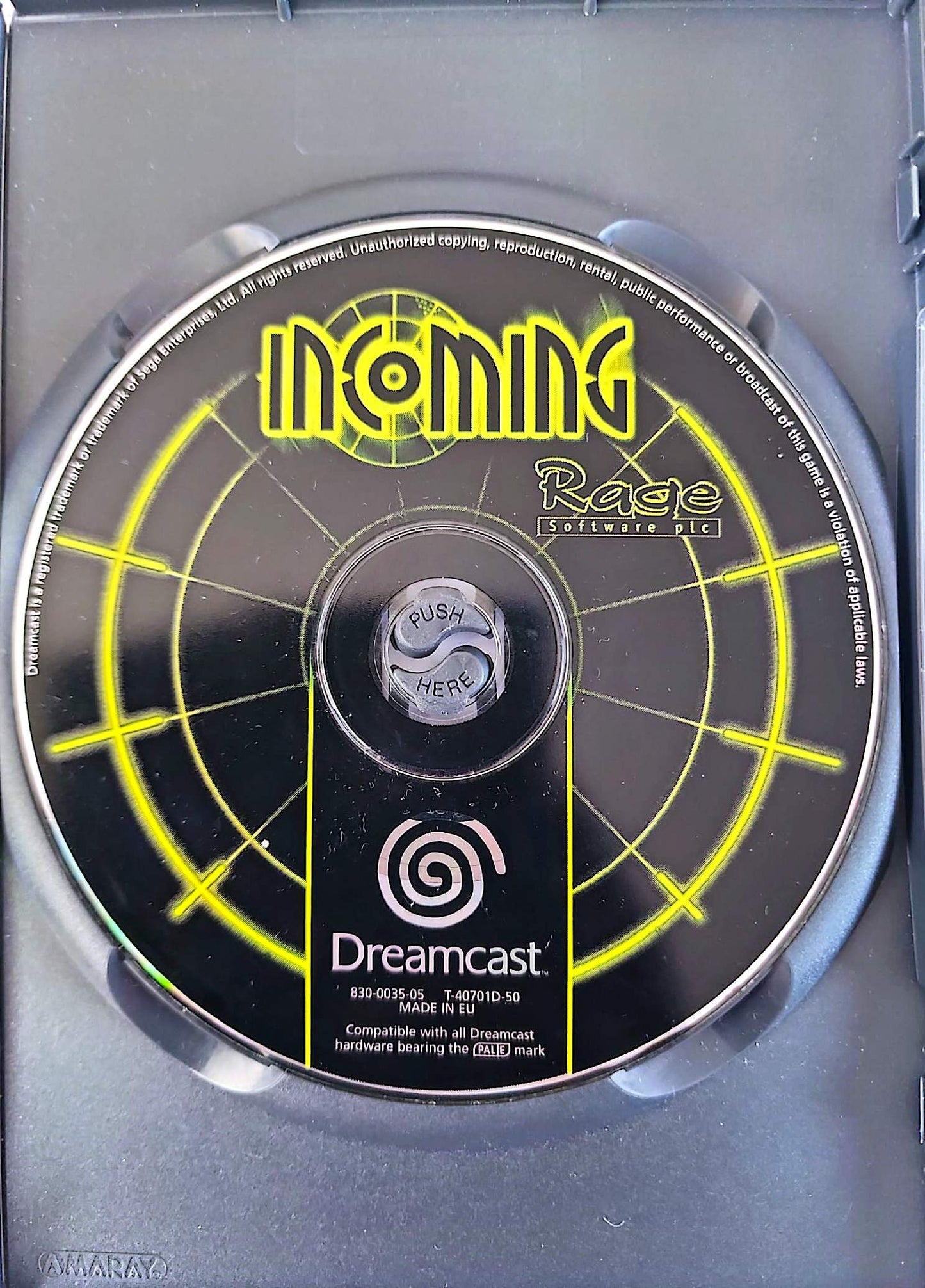 Jeu Dreamcast Incoming – CD seul – PAL – Jeu de tir futuriste