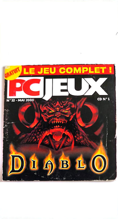 Diablo PC Juegos N°32 Mayo 2000 Juego PC CD-ROM Completo Versión Francesa Segunda mano
