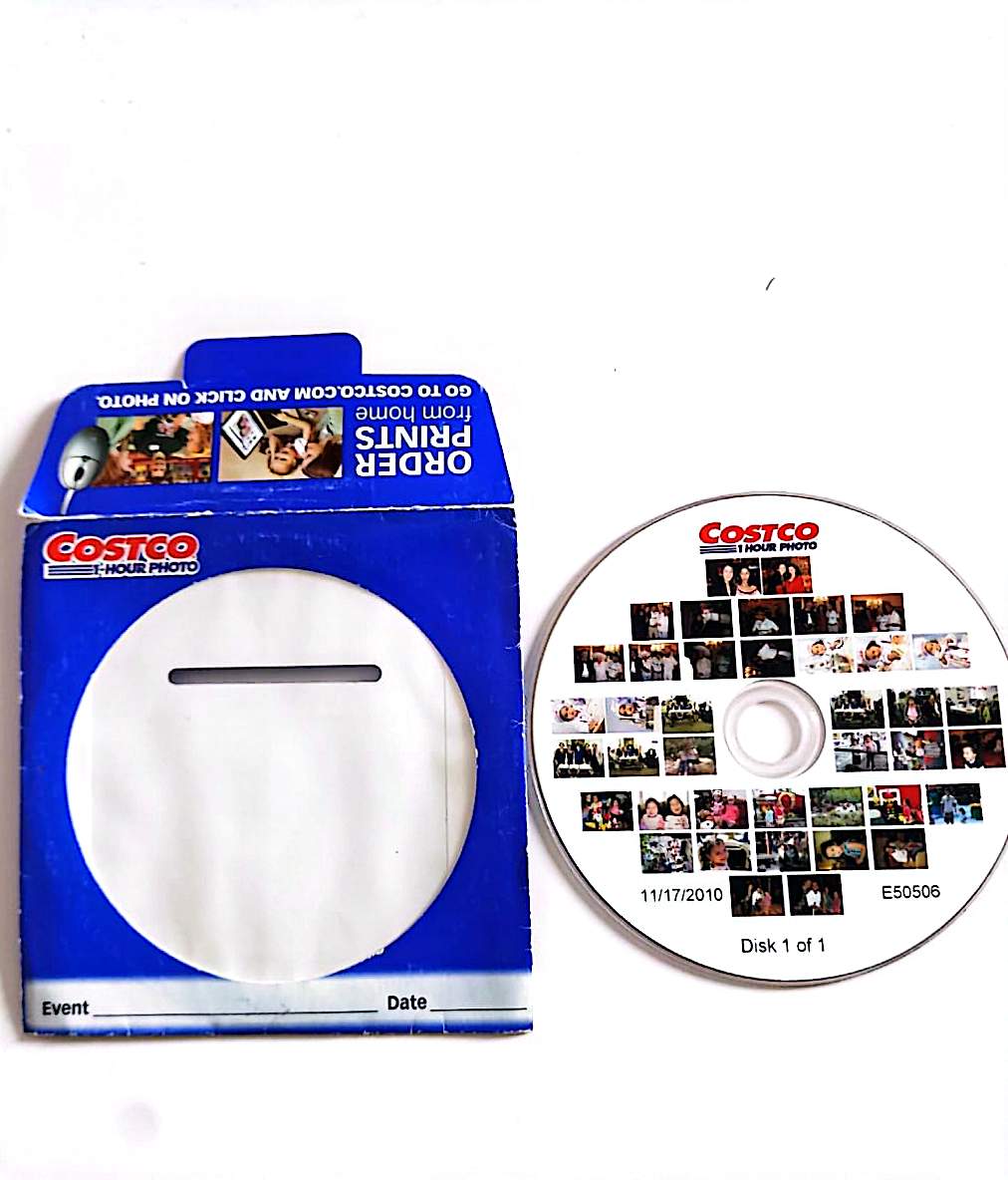 Costco 1 Hour Photo CD Souvenir Photos Numériques 2010 Disque Complet Occasion