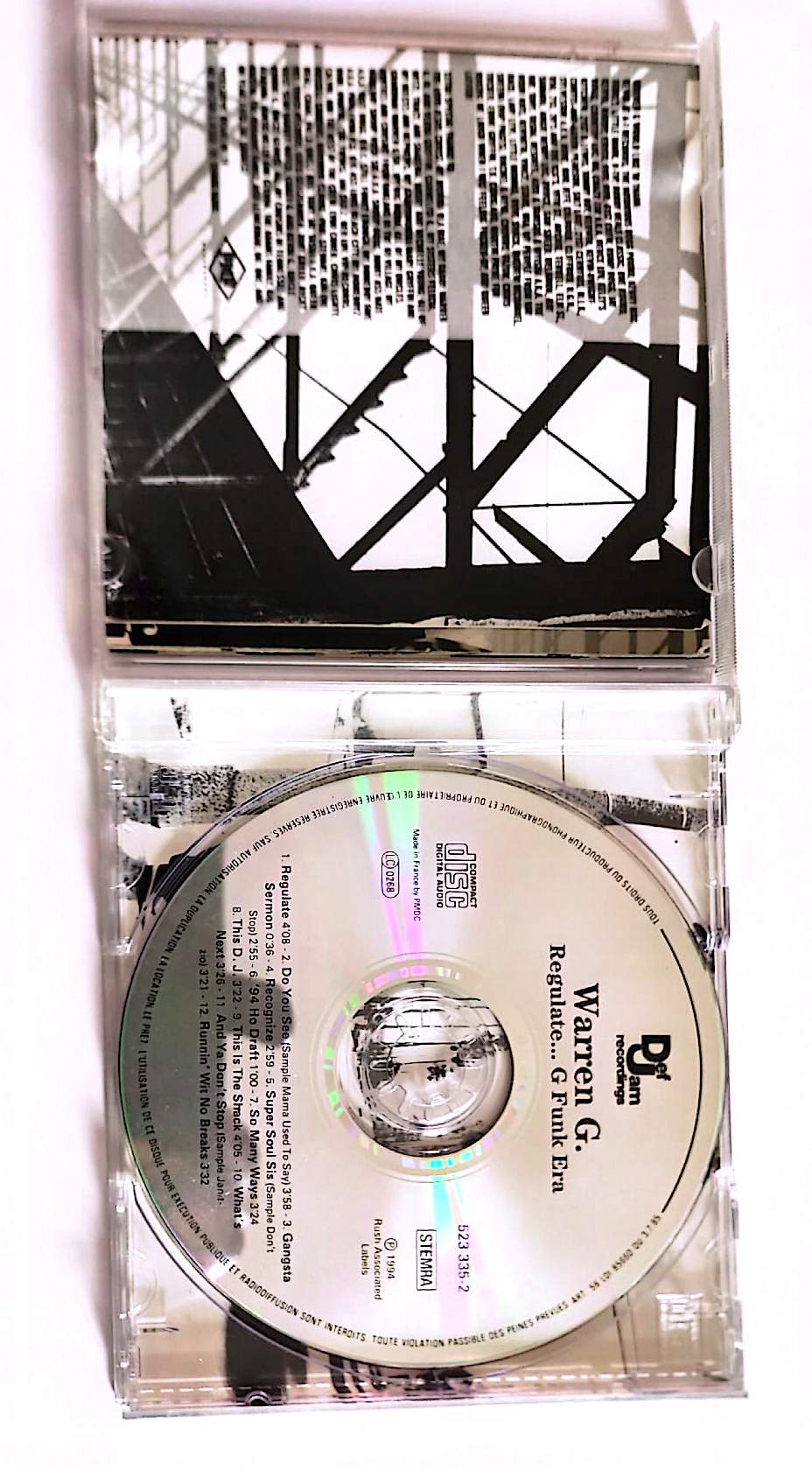 Warren G Regulate… G Funk Era CD Audio Rap Hip-Hop US Album Original Occasion