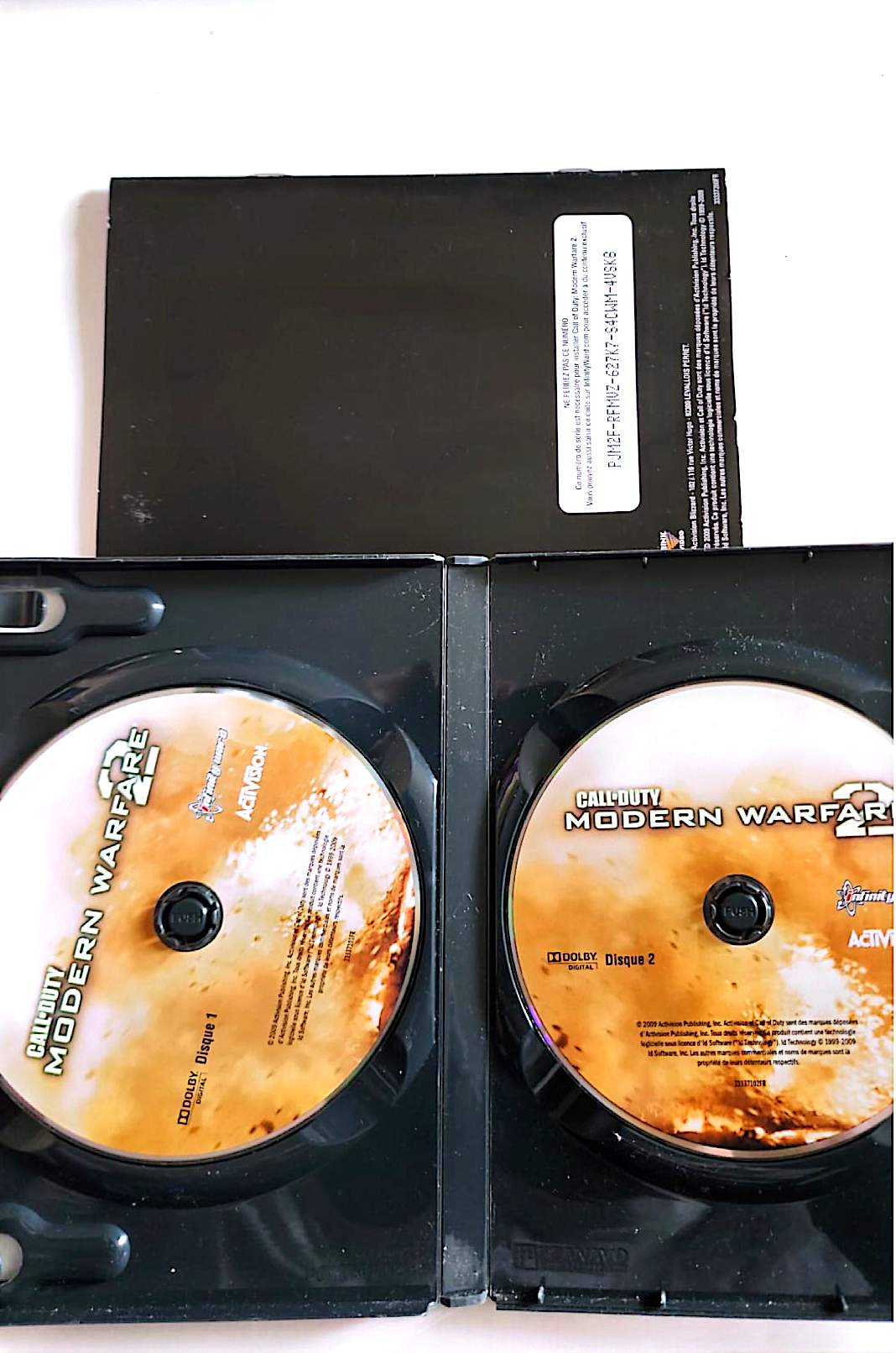 Call of Duty Modern Warfare 2 PC DVD-ROM Édition Française 2 Disques Version Collection Sans Clé Steam Fonctionnelle