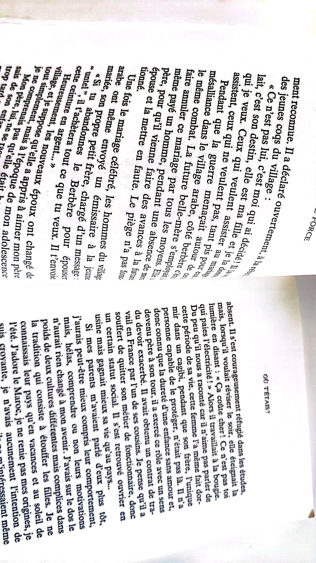 Mariée de Force Livre Document Témoignage Mariage Forcé Leila Éditions Oh Français