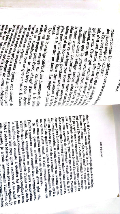 Mariée de Force Livre Document Témoignage Mariage Forcé Leila Éditions Oh Français