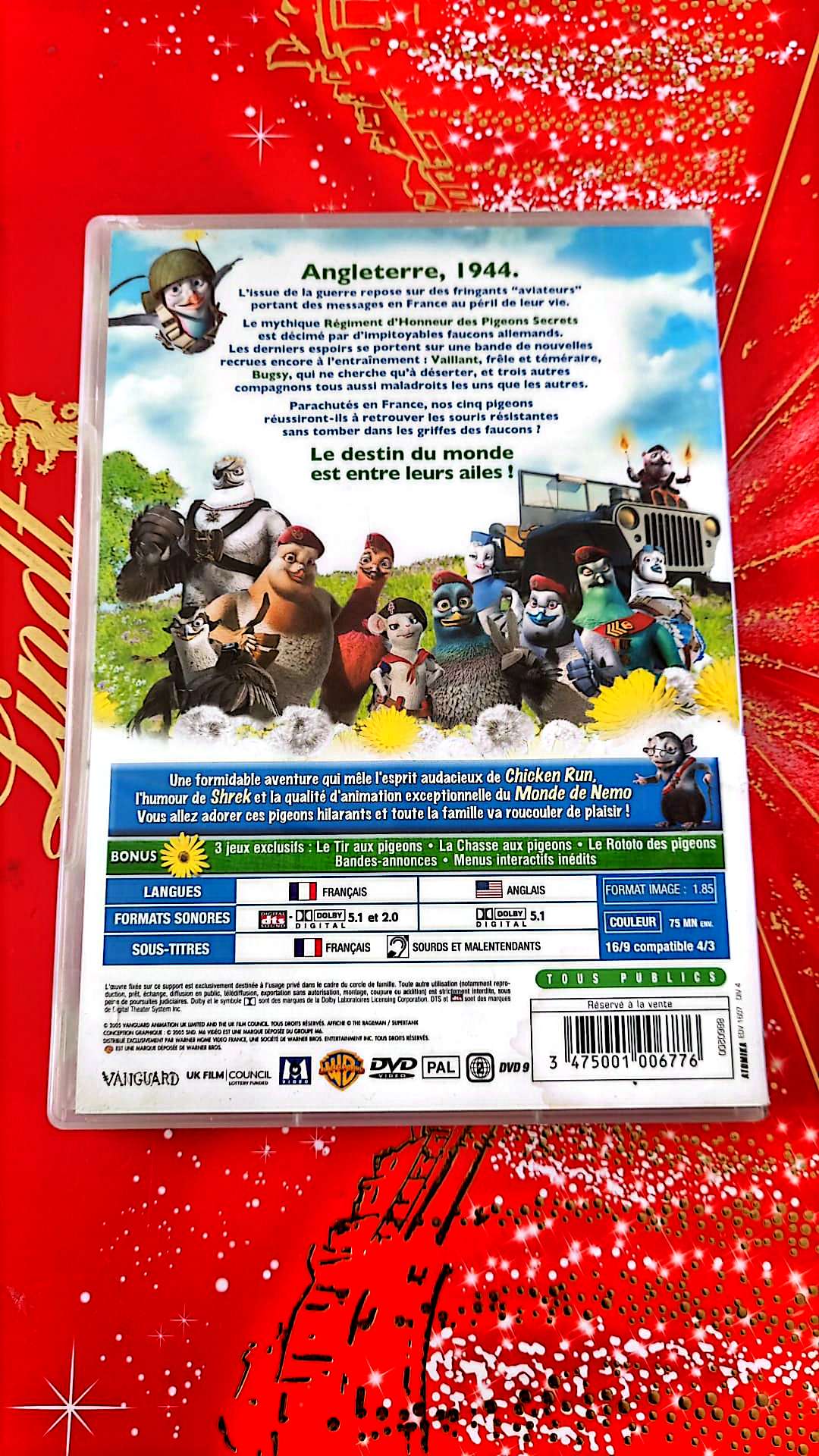 DVD : vaillant pigeon de combat