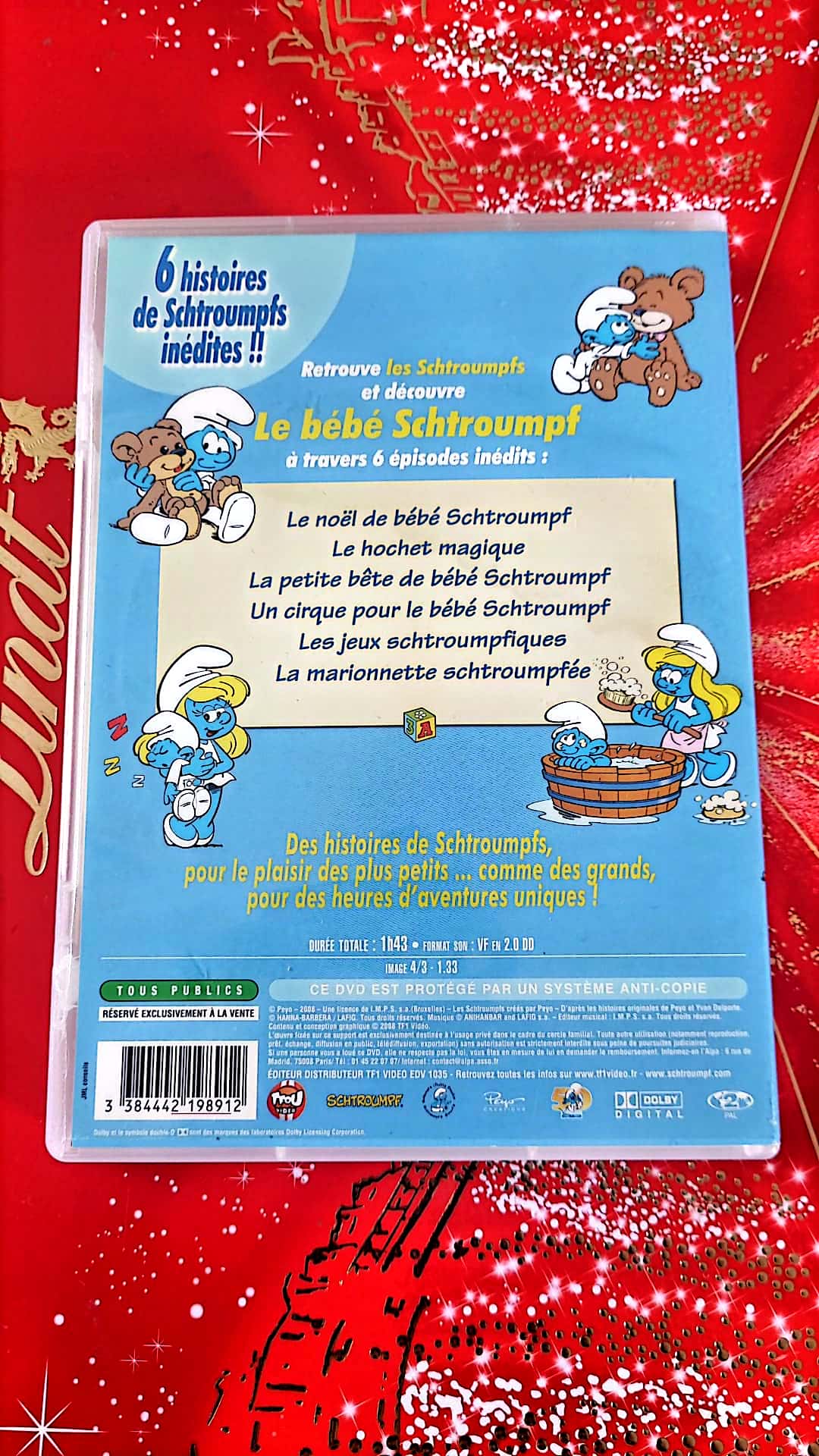 DVD les Schtroumpfs le bébé Schtroumpfs