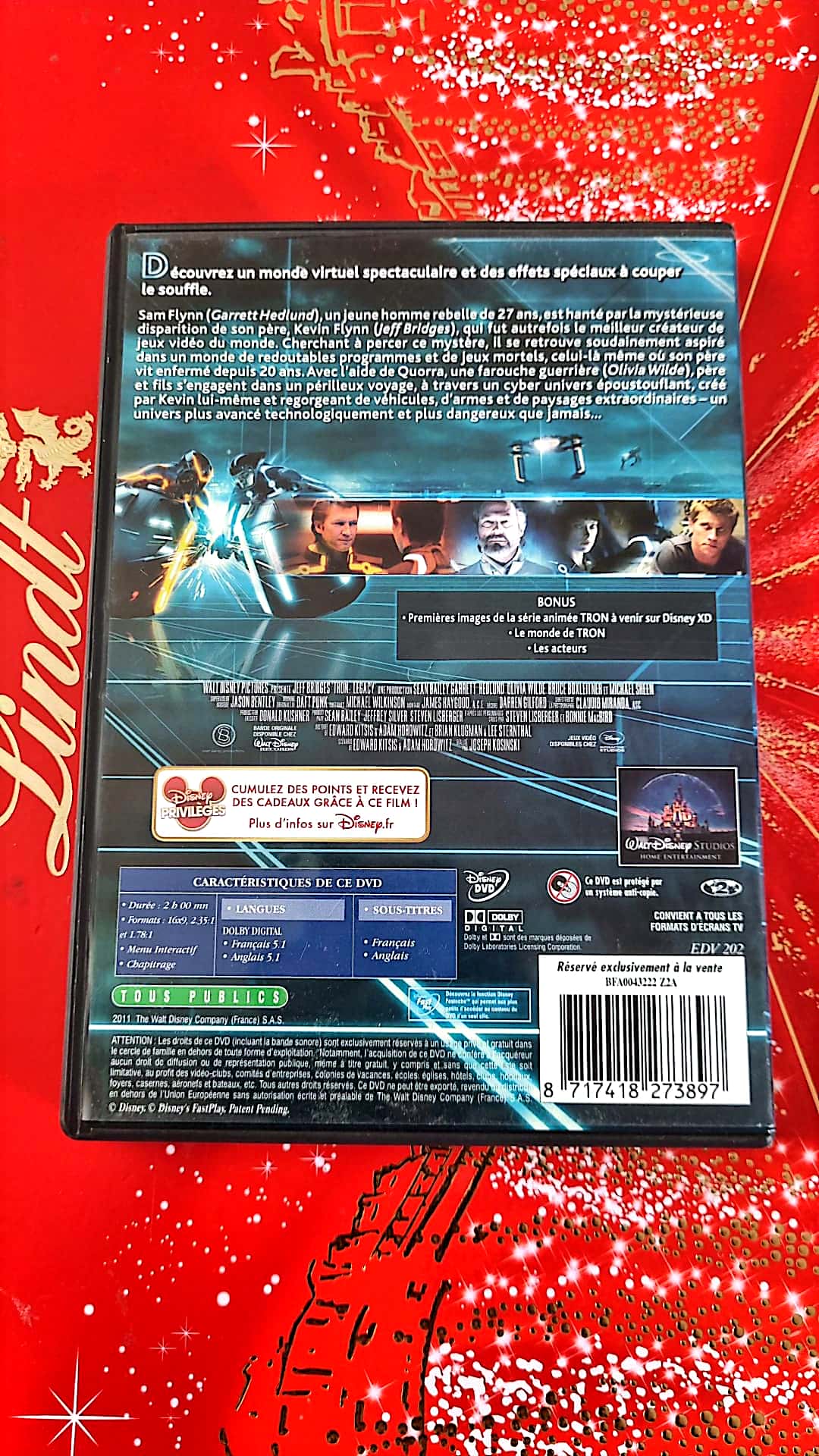 DVD Disney tron l'héritage
