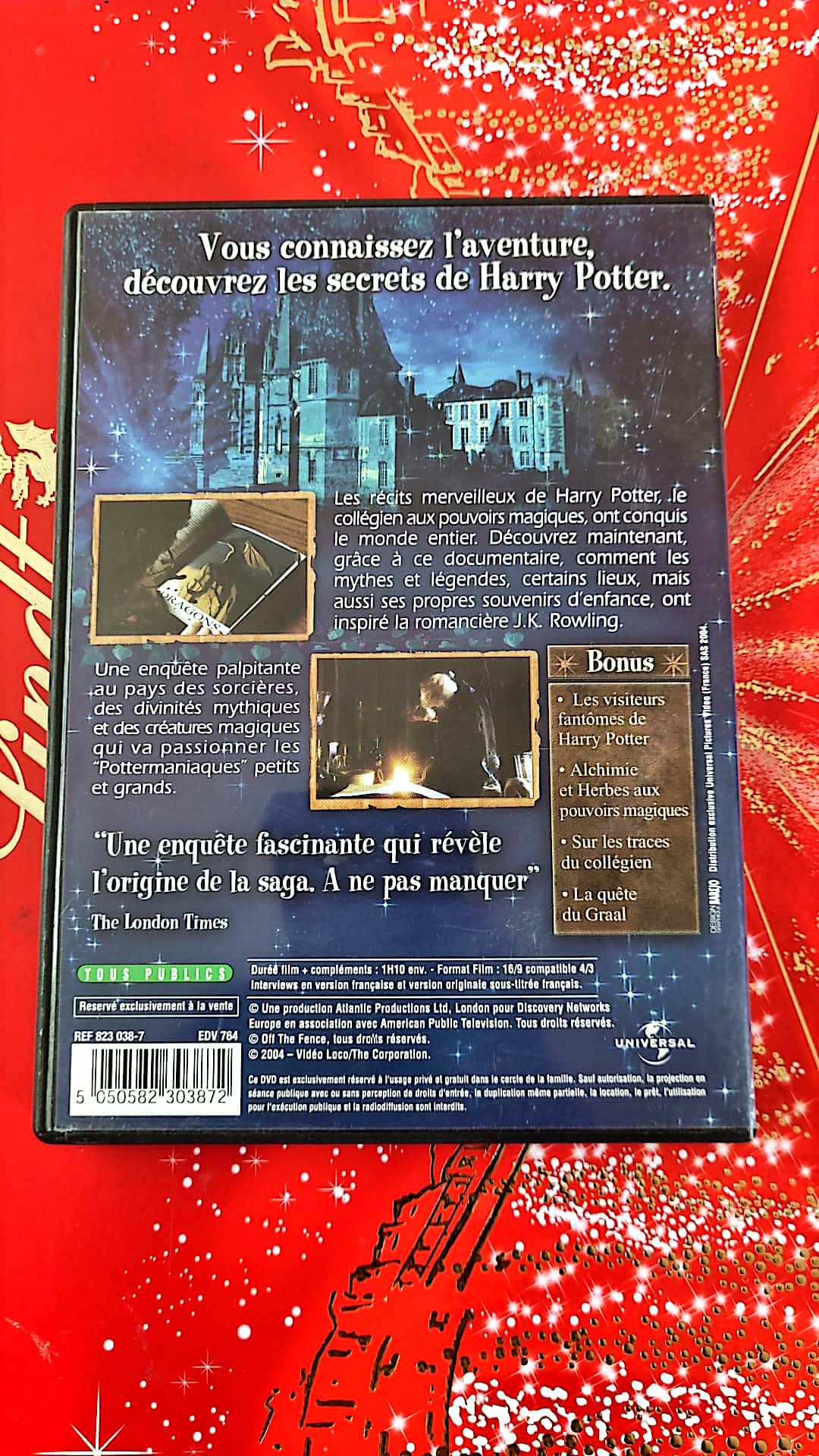 DVD A la découverte du vrai monde de Harry Potter