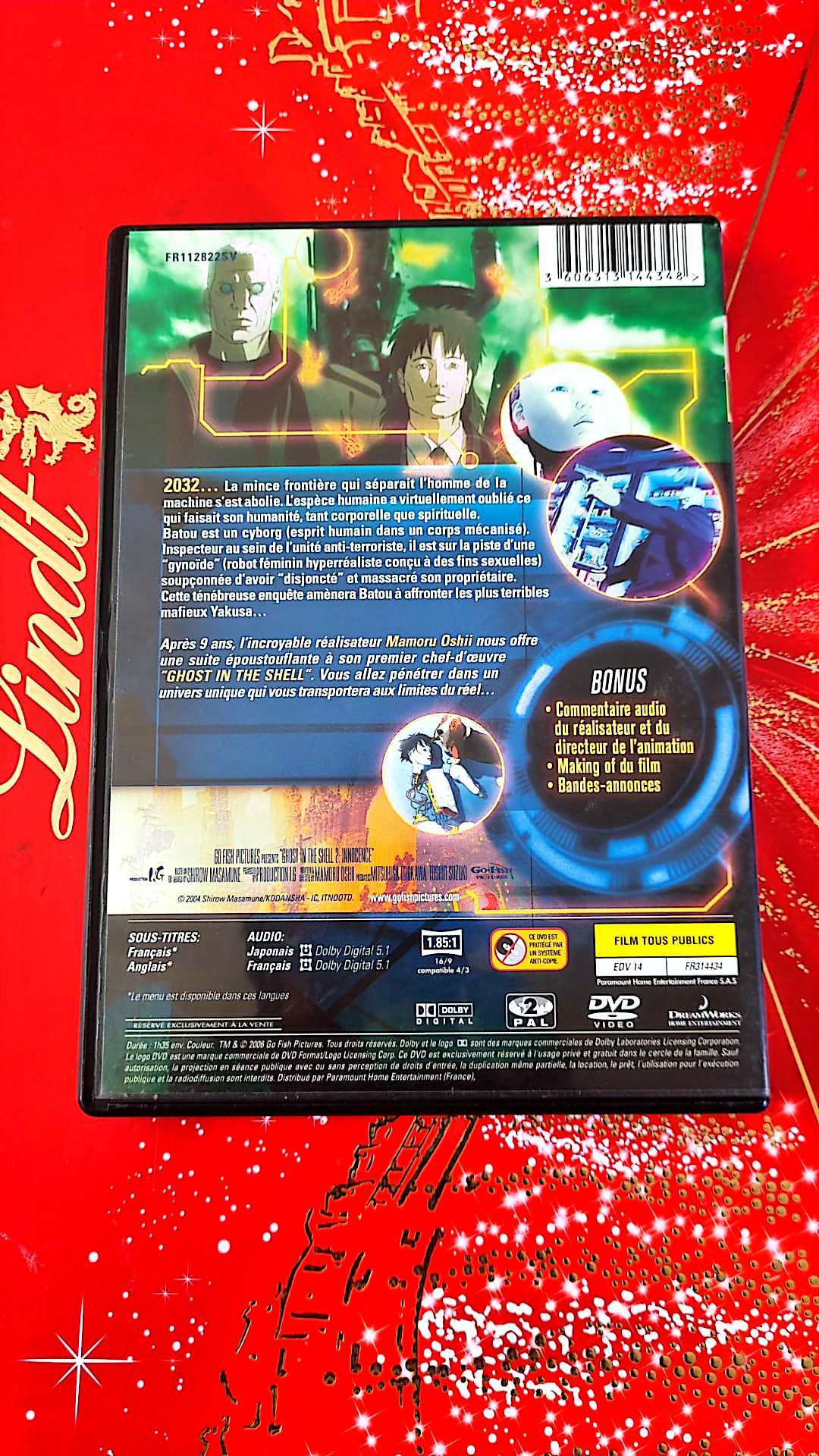 DVD : Ghost in the shell 2 innocence
