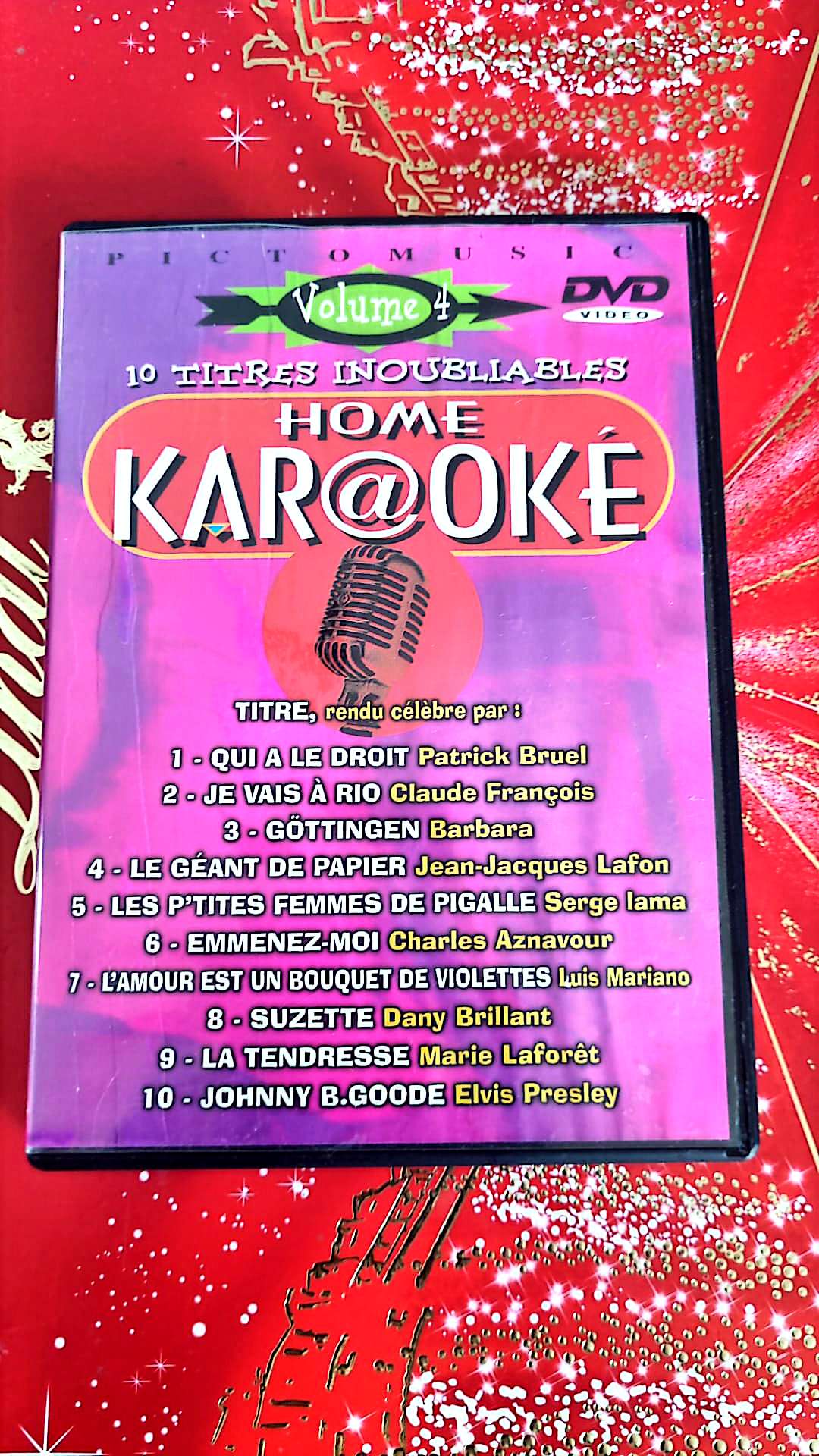 DVD Volume 4 (10 titres Inoubliables) Home karaoké