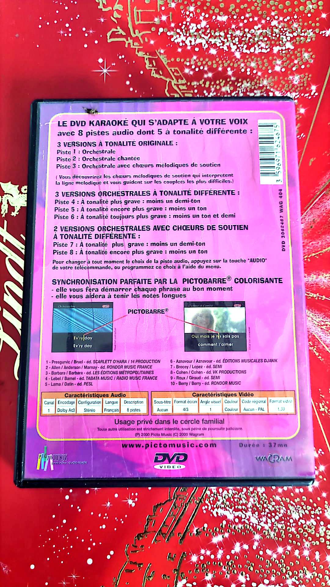 DVD Volume 4 (10 titres Inoubliables) Home karaoké