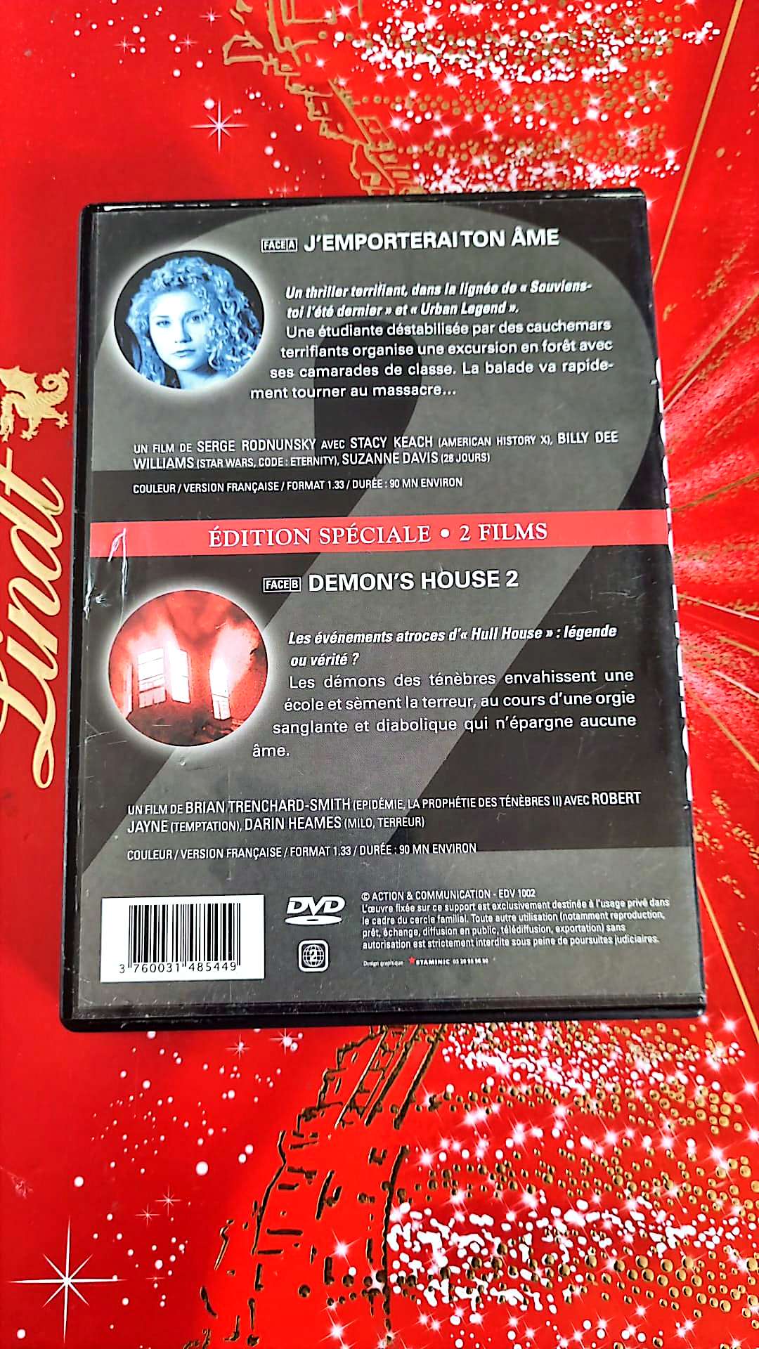 DVD J’emporterai ton âme + Demon’s House 2 – Coffret 2 Films Horreur