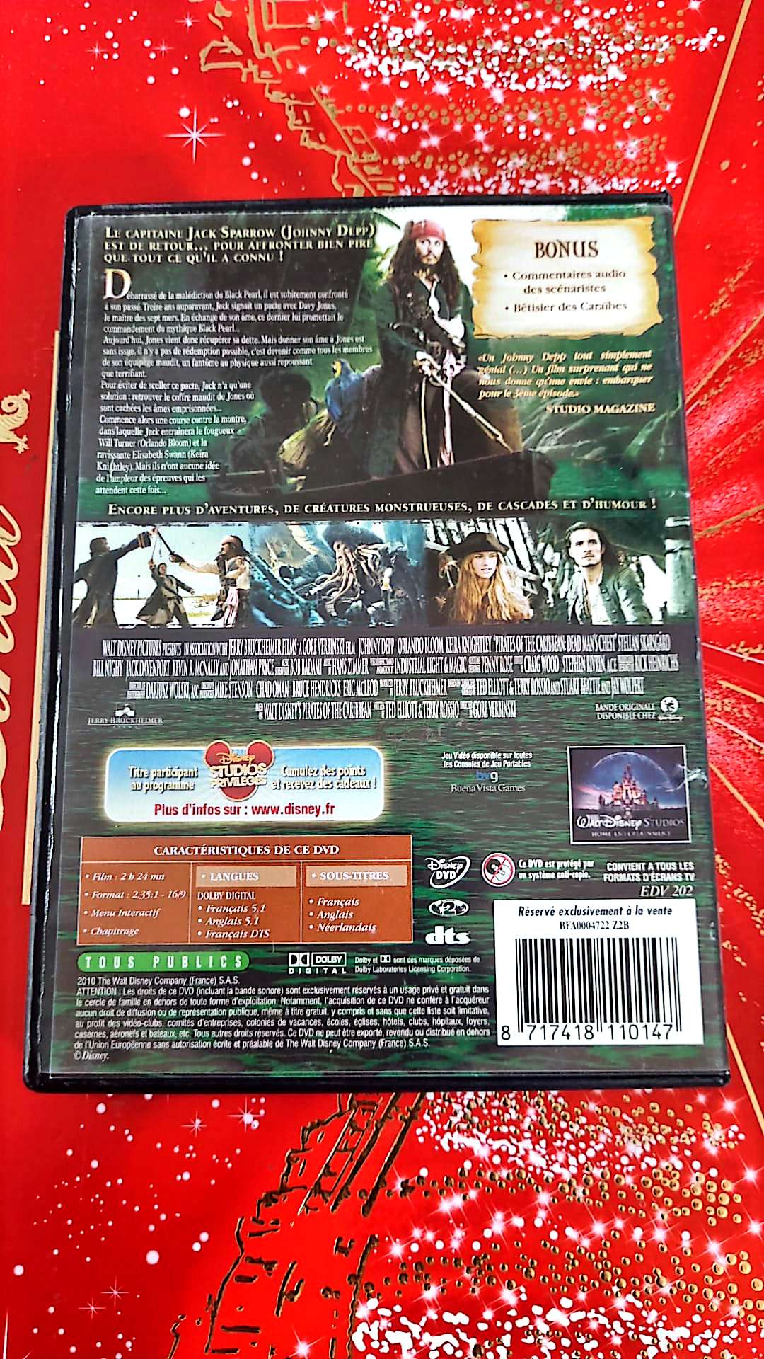 Dvd Pirates Des Caraïbes Le Secret Du Coffre Maudit Film Complet En Francais