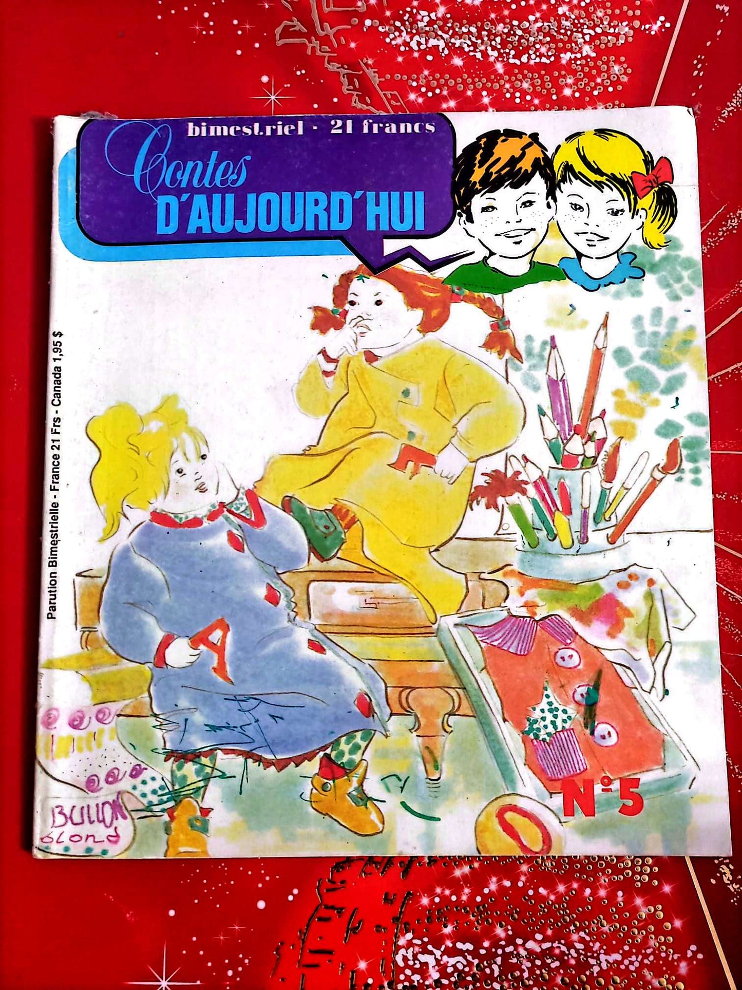 Contes d’Aujourd’hui N°5 – Revue Jeunesse Illustrée – R.P. Éditions livre jeunesse