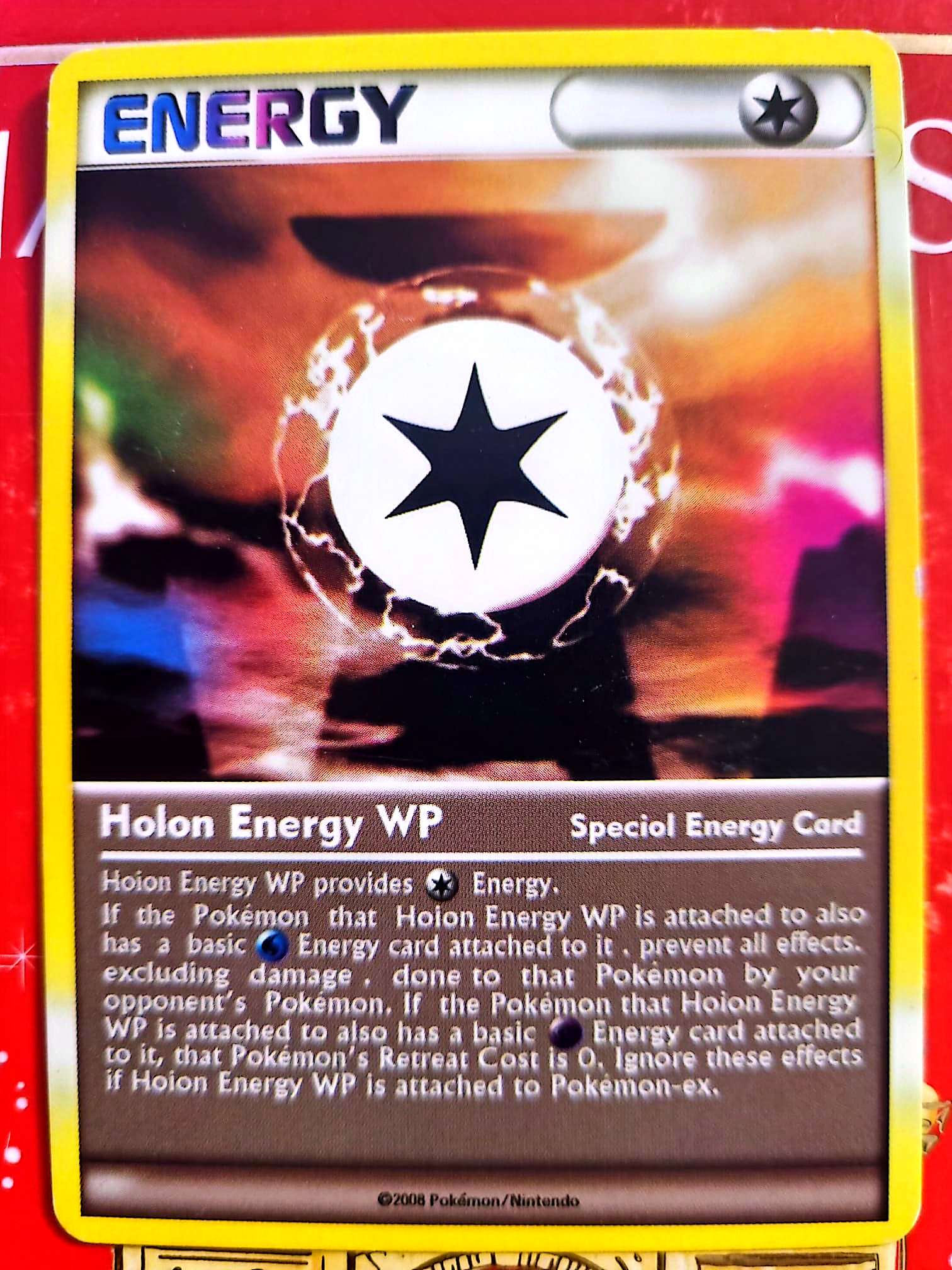 Carte Pokémon Énergie Holon WP – EX Holon Fantômes – Carte Spéciale carte pokemon