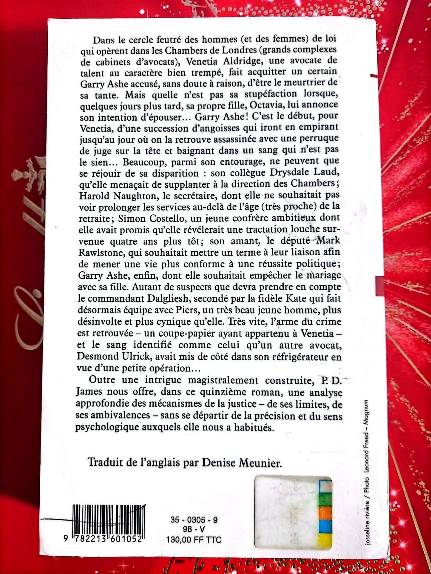 Une certaine justice – P. D. James – Roman Policier livre