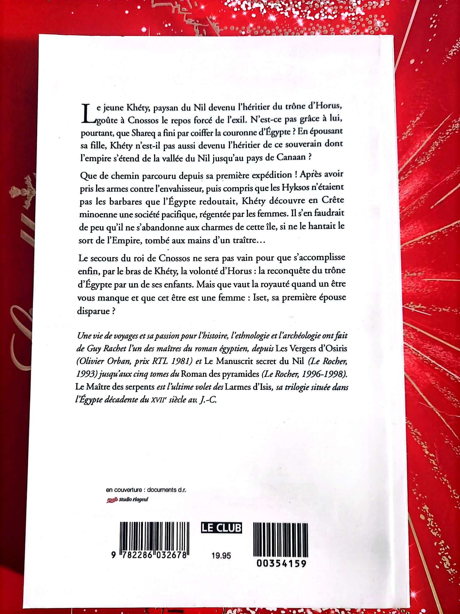 La vengeance d’Horus – Guy Rachet – Roman Historique Égypte livre