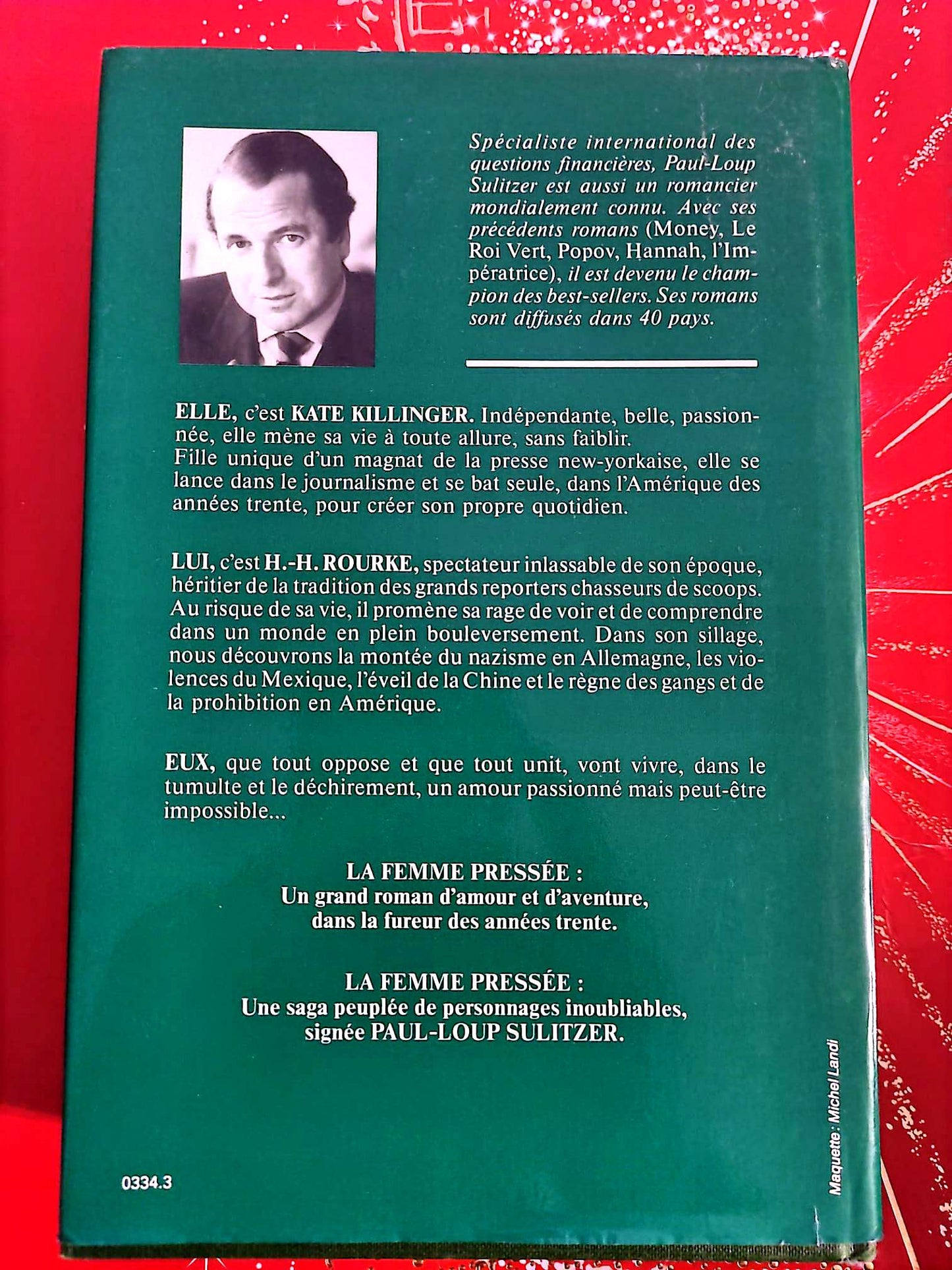 La Femme Pressée – Paul-Loup Sulitzer – Roman livre