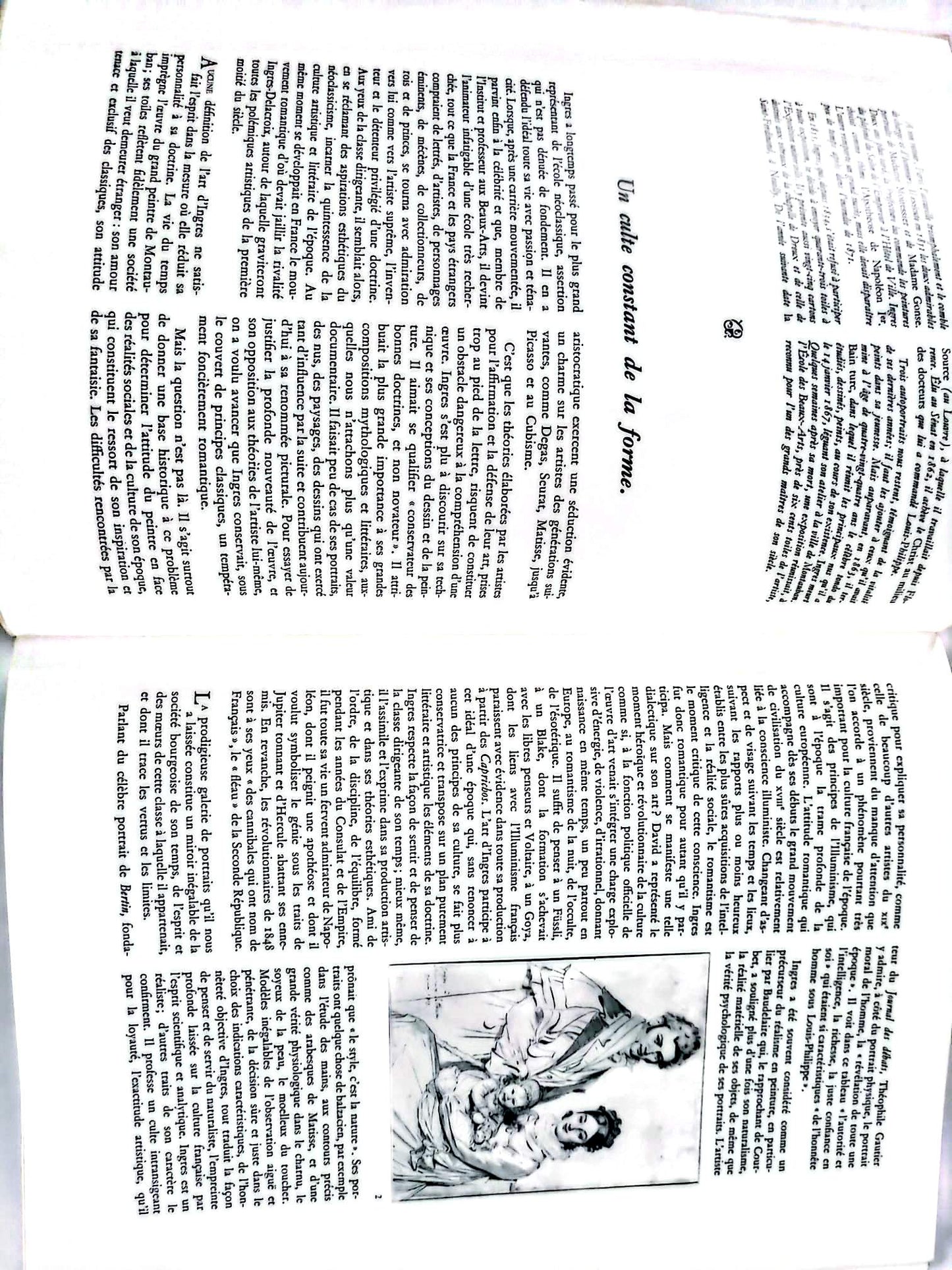 Ingres – Chefs-d’œuvre de l’art – Grands peintres – Livre d’art illustré – 12 pages – Hachette