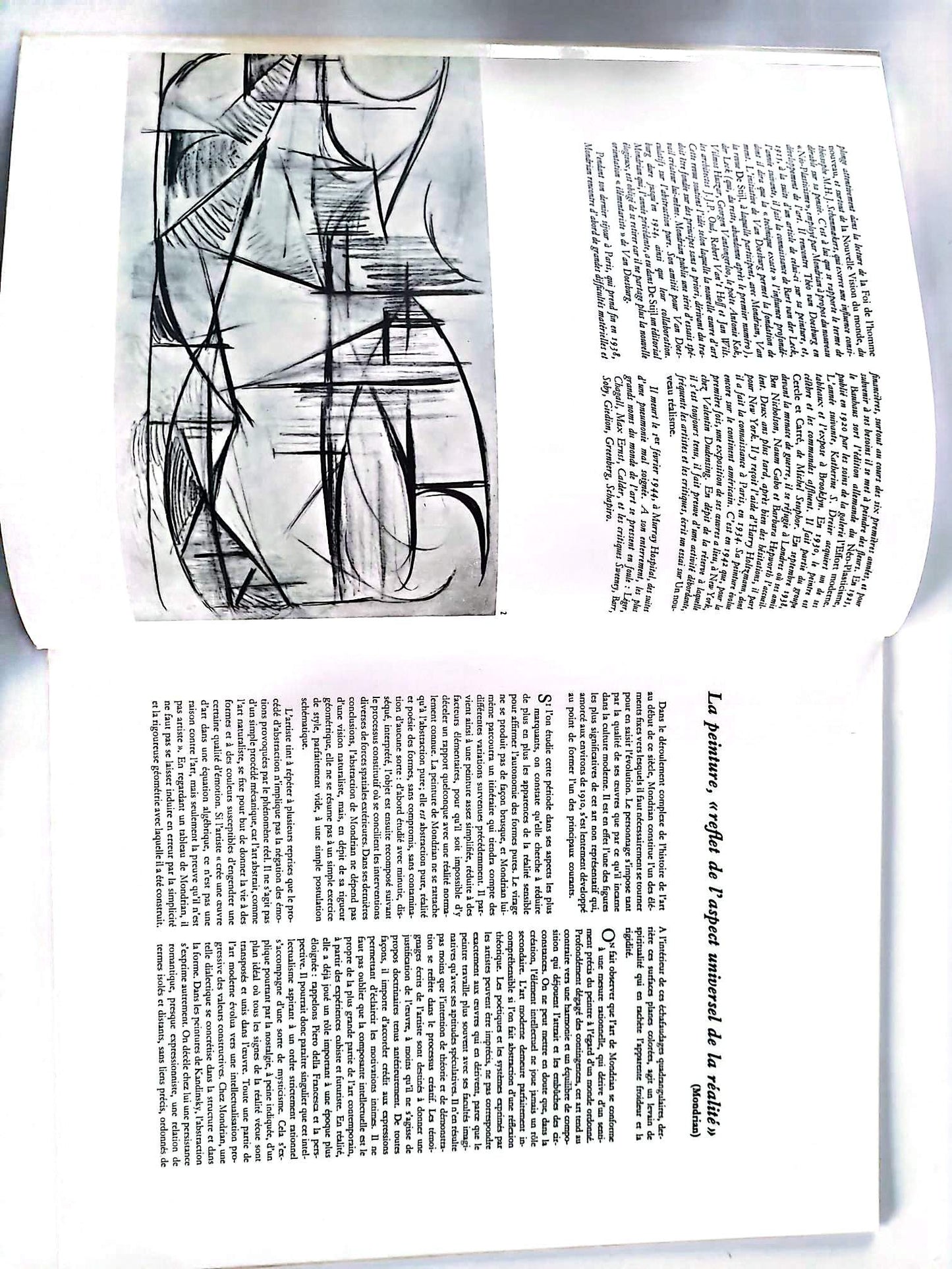 Mondrian – Chefs-d’œuvre de l’art – Grands peintres – Livre d’art illustré – 12 pages – Hachette