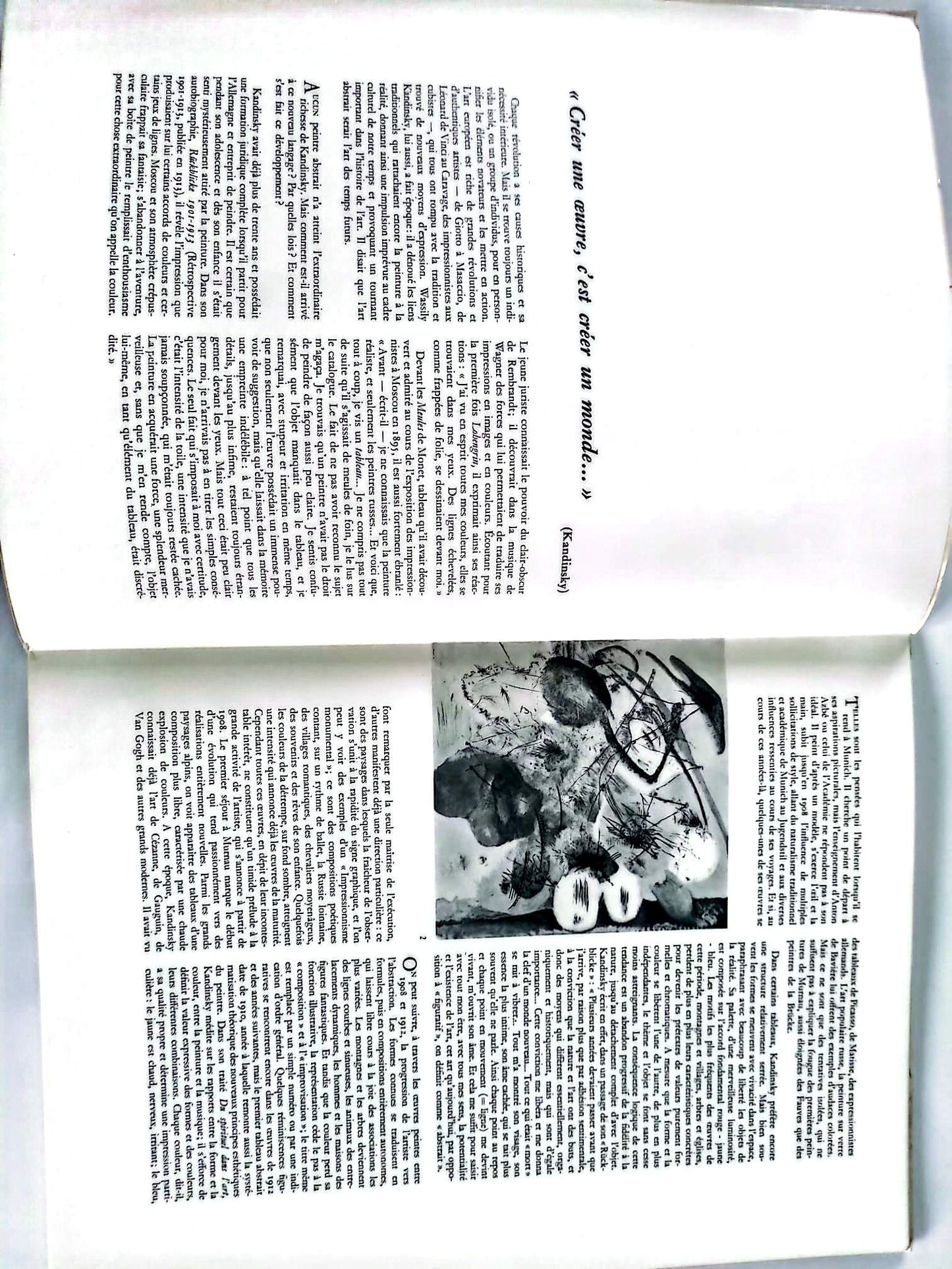 Kandinsky – Chefs-d’œuvre de l’art – Grands peintres – Livre d’art illustré – 12 pages – Hachette