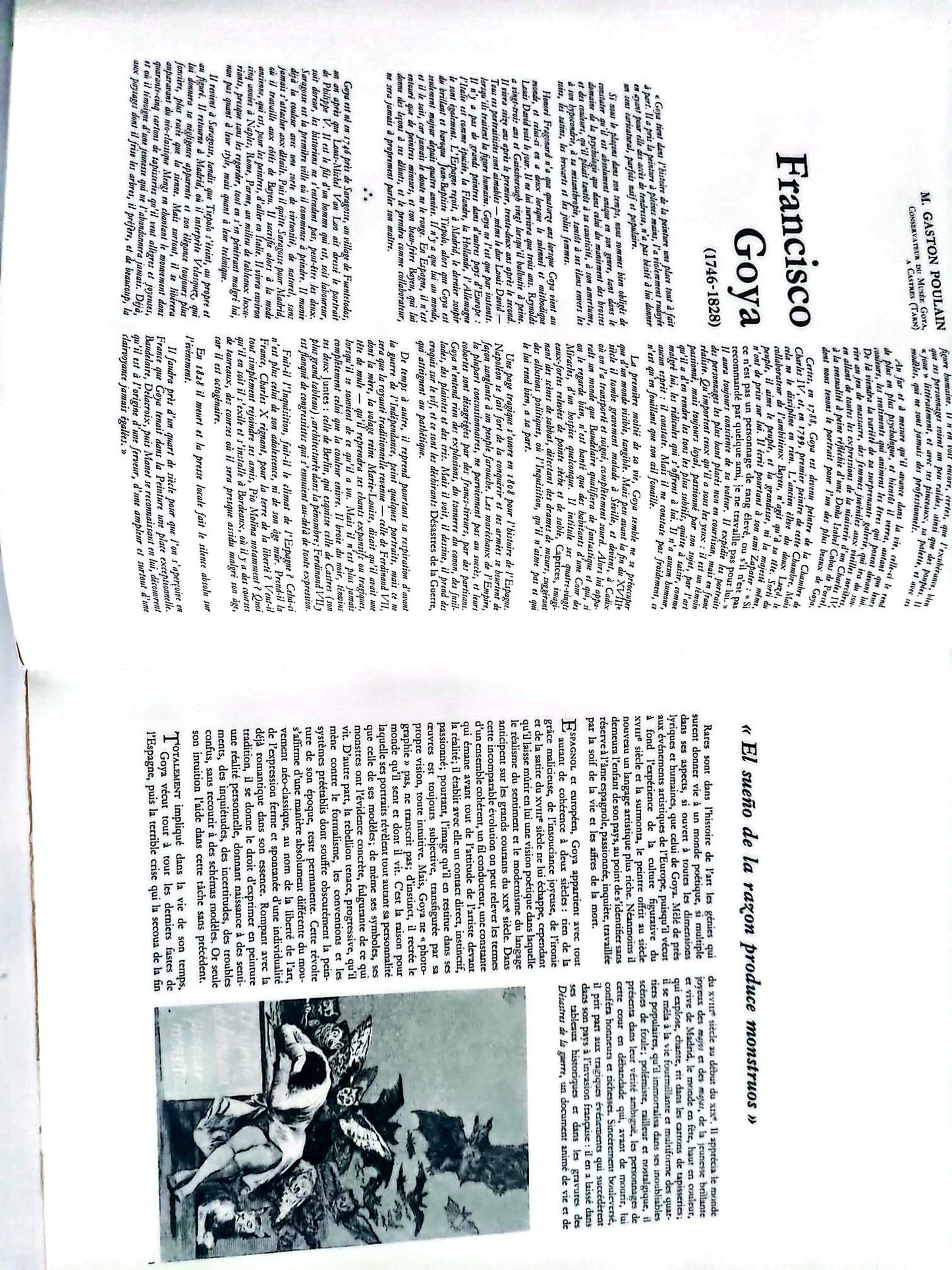 Goya – Chefs-d’œuvre de l’art – Grands peintres – Livre d’art illustré – 12 pages – Hachette