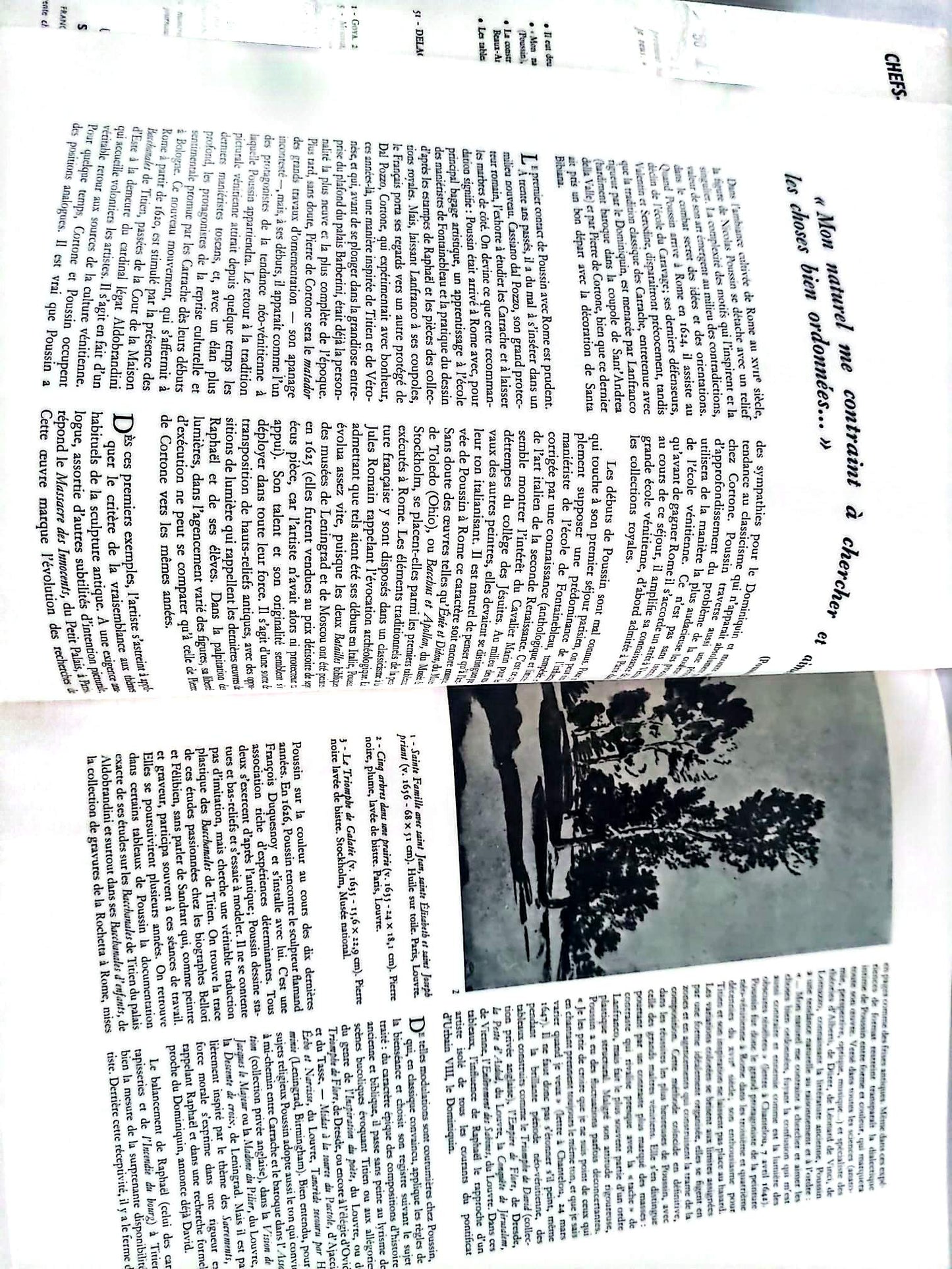 Poussin – Chefs-d’œuvre de l’art – Grands peintres – Livre d’art illustré – 12 pages – Hachette