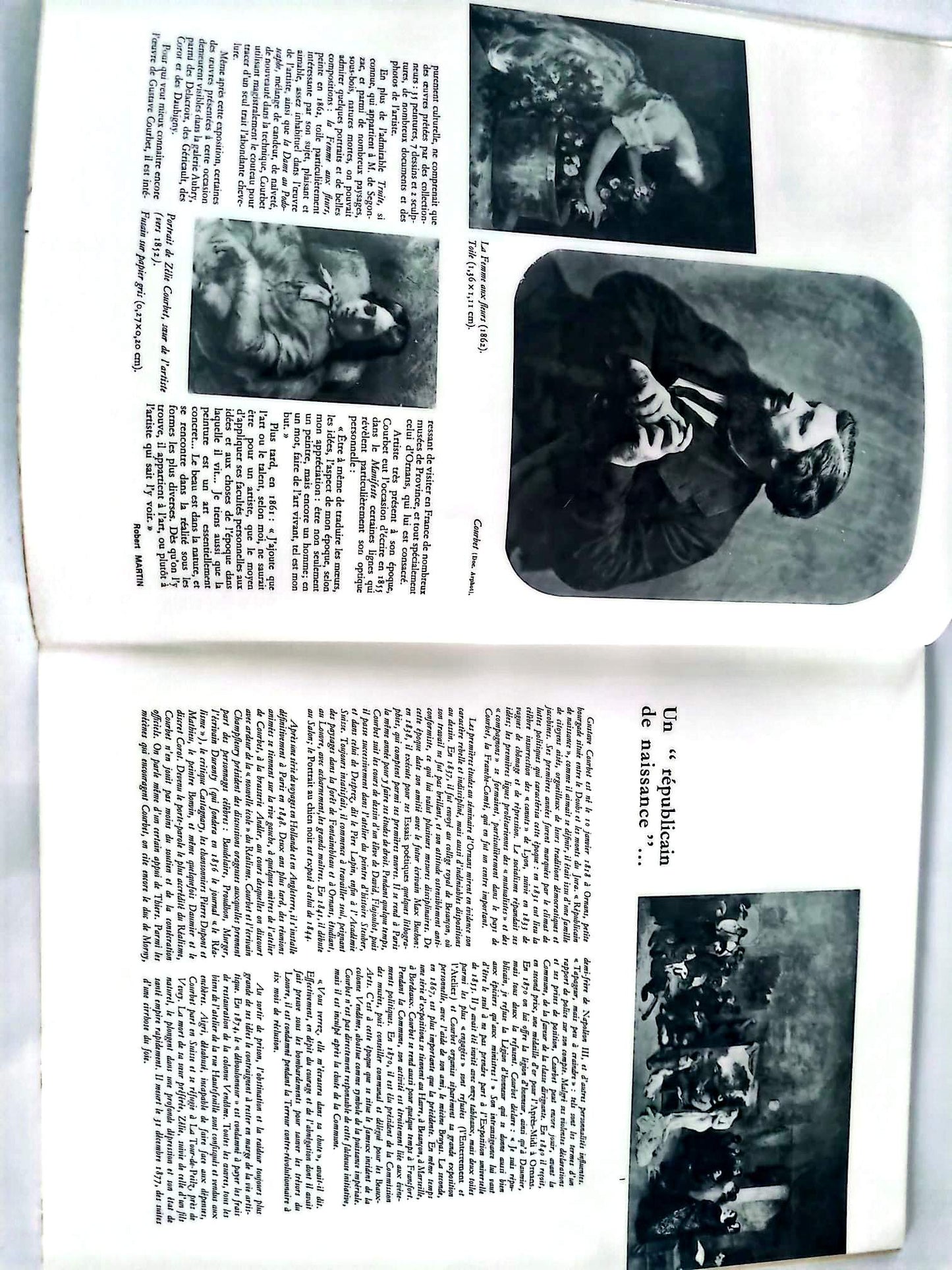 Courbet – Chefs-d’œuvre de l’art – Grands peintres – Livre d’art illustré – 12 pages – Hachette