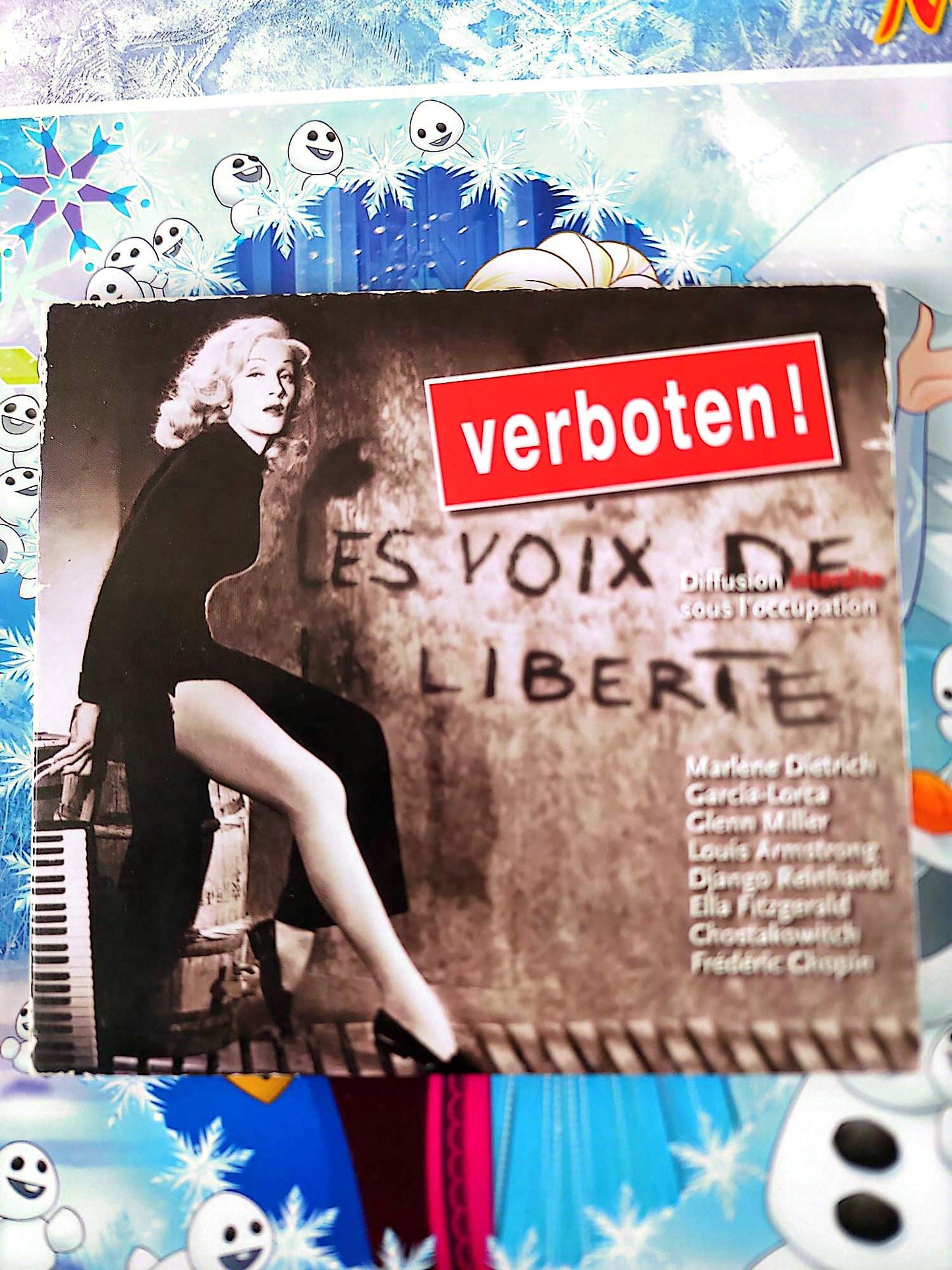 CD Verboten Compilation Musique Seconde Guerre Mondiale Marlène Dietrich Glenn Miller Louis Armstrong Jazz Classique