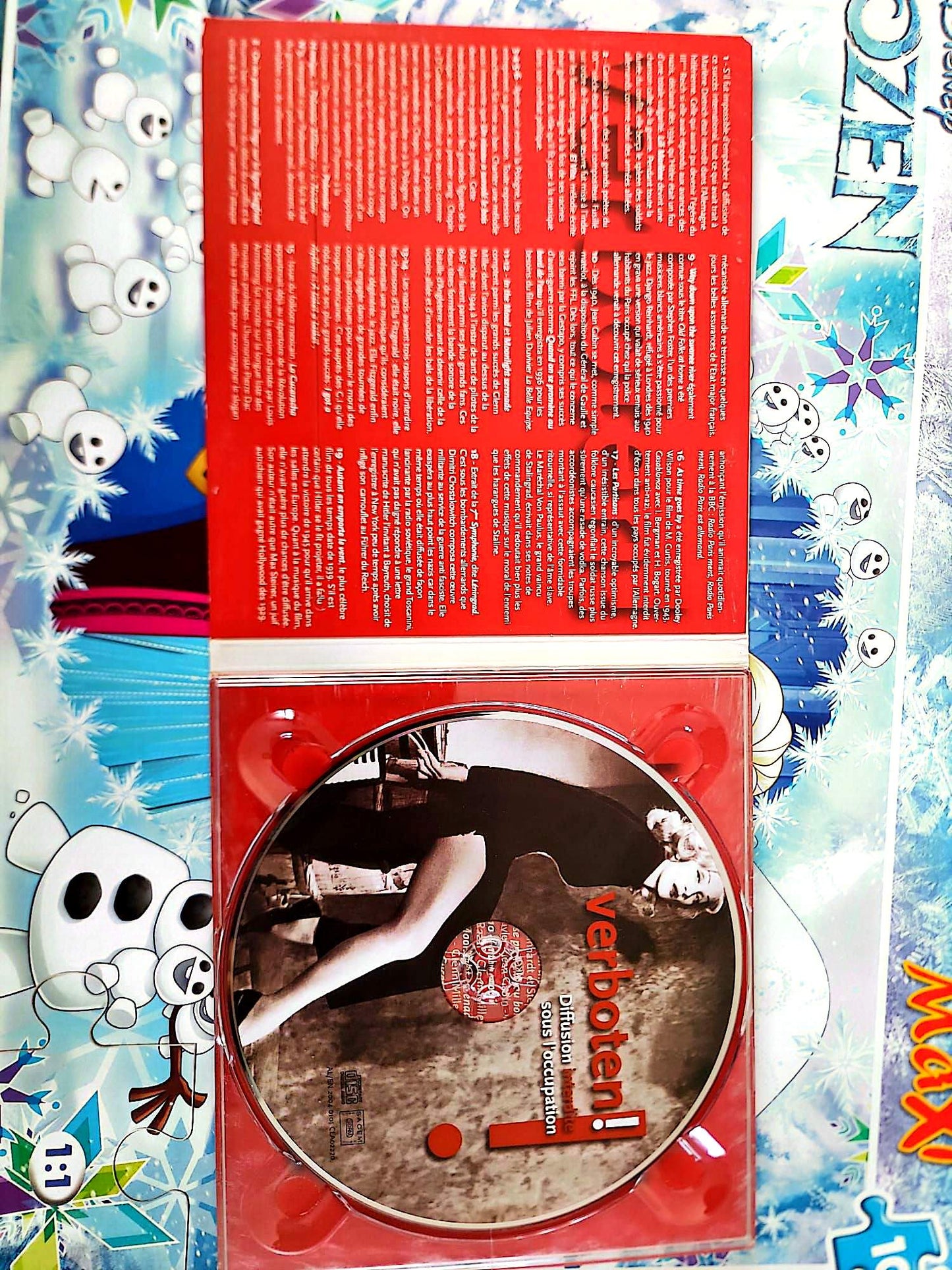 CD Verboten Compilation Musique Seconde Guerre Mondiale Marlène Dietrich Glenn Miller Louis Armstrong Jazz Classique